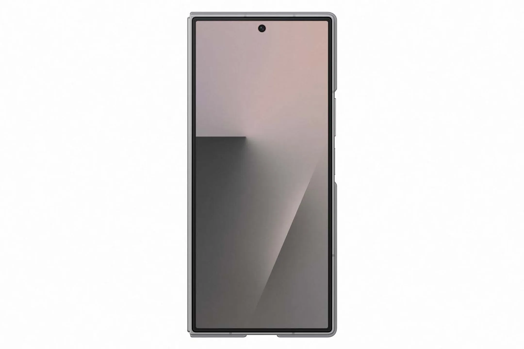 Samsung Coque en silicone pour Galaxy Z Fold7 - Gris image