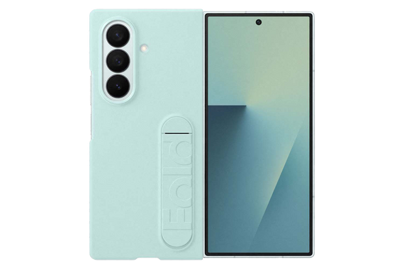 Coque en silicone pour Galaxy Z Fold7 - Menthe