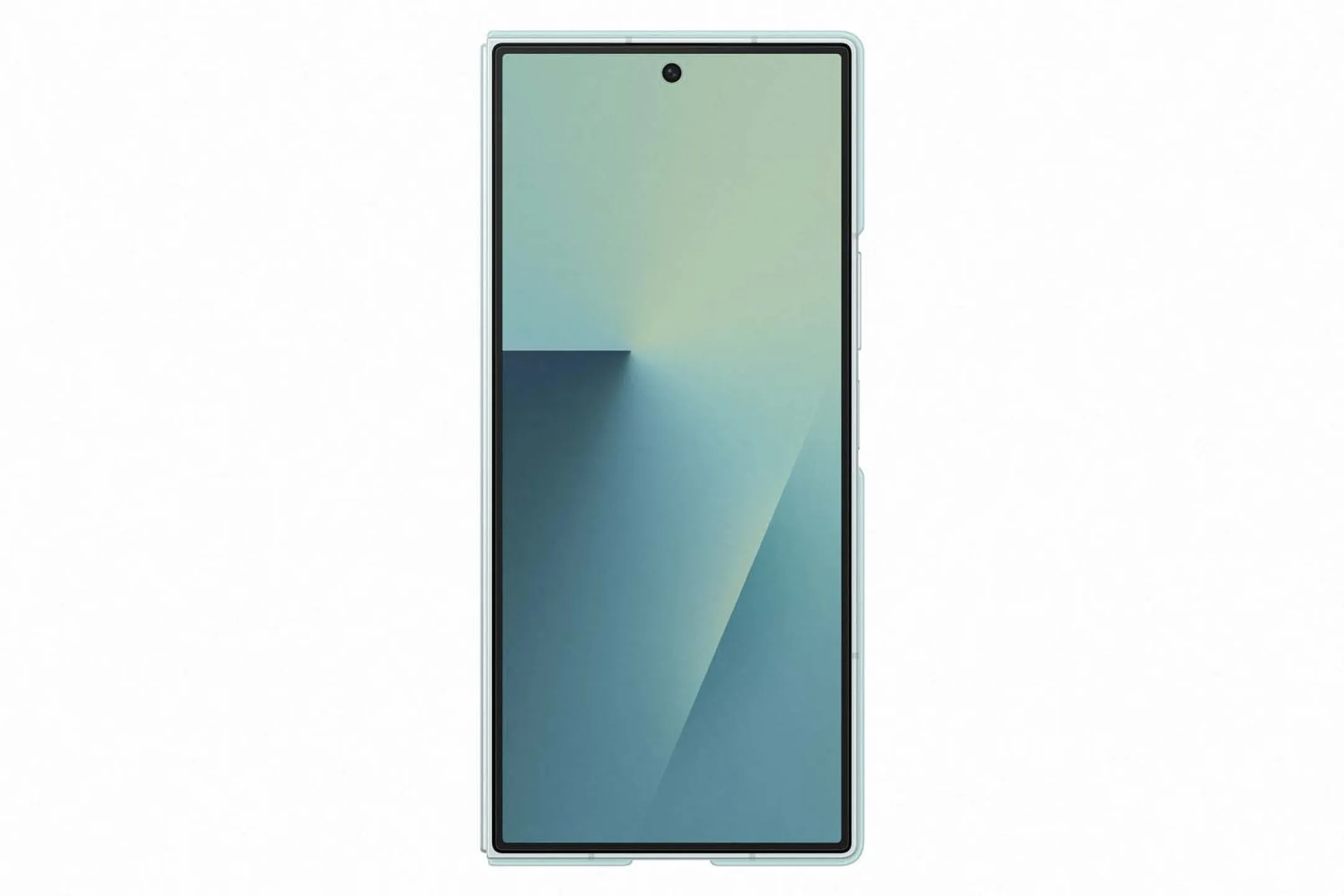 Samsung Coque en silicone pour Galaxy Z Fold7 - Menthe image