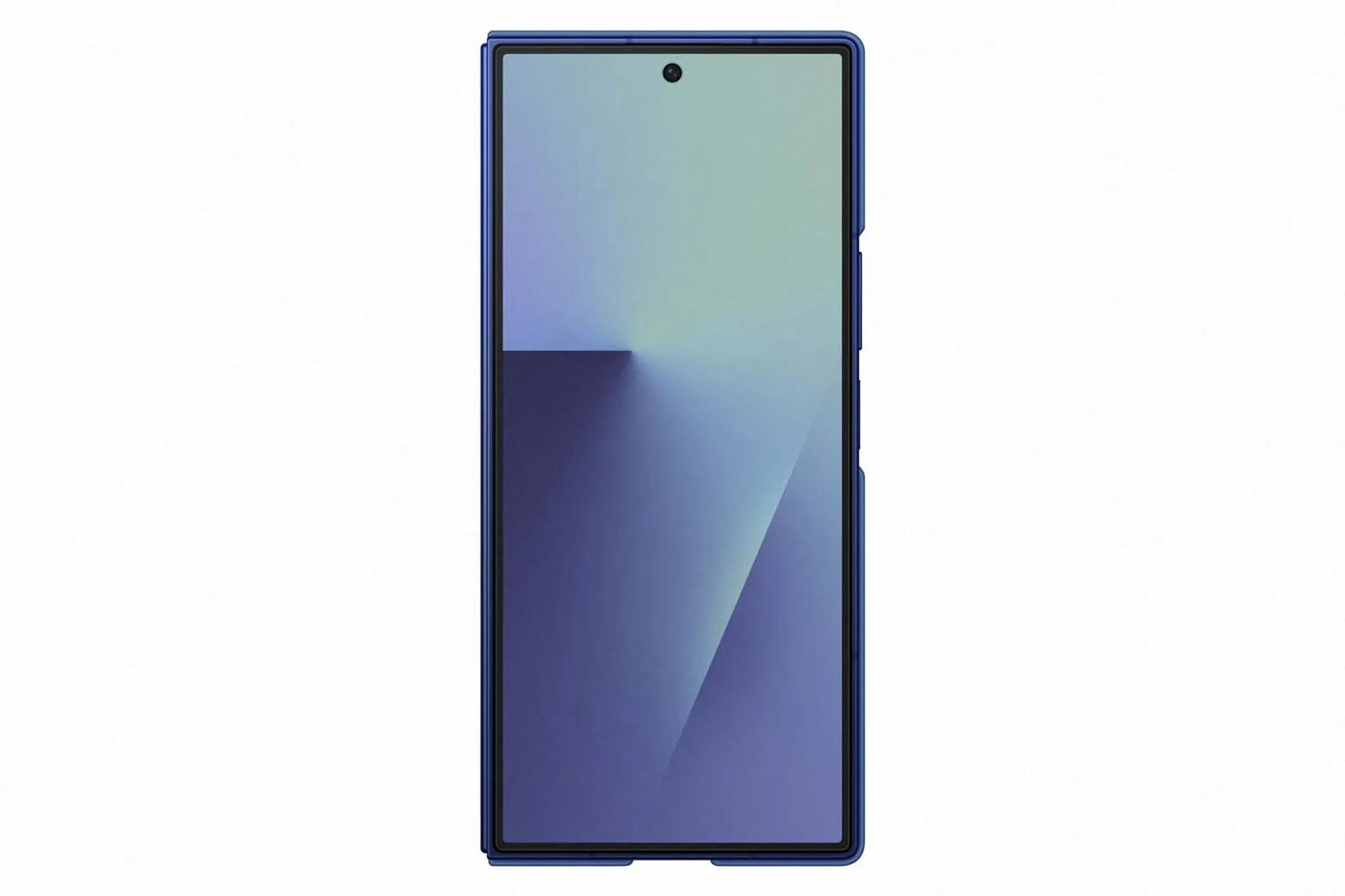 Samsung Coque en silicone pour Galaxy Z Fold7 - Bleu image