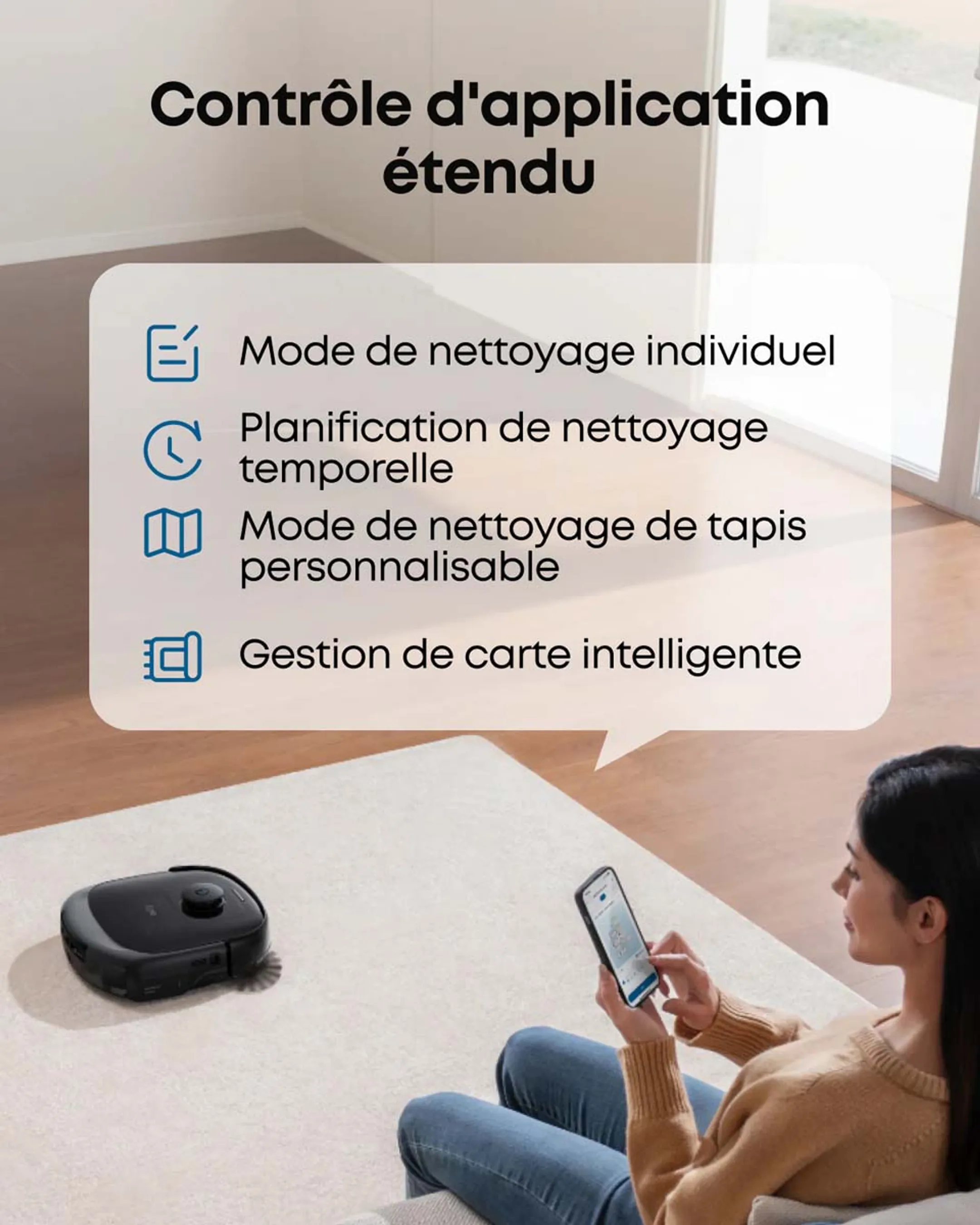 Eufy Aspirateur robot 3en1 Omni E28 image