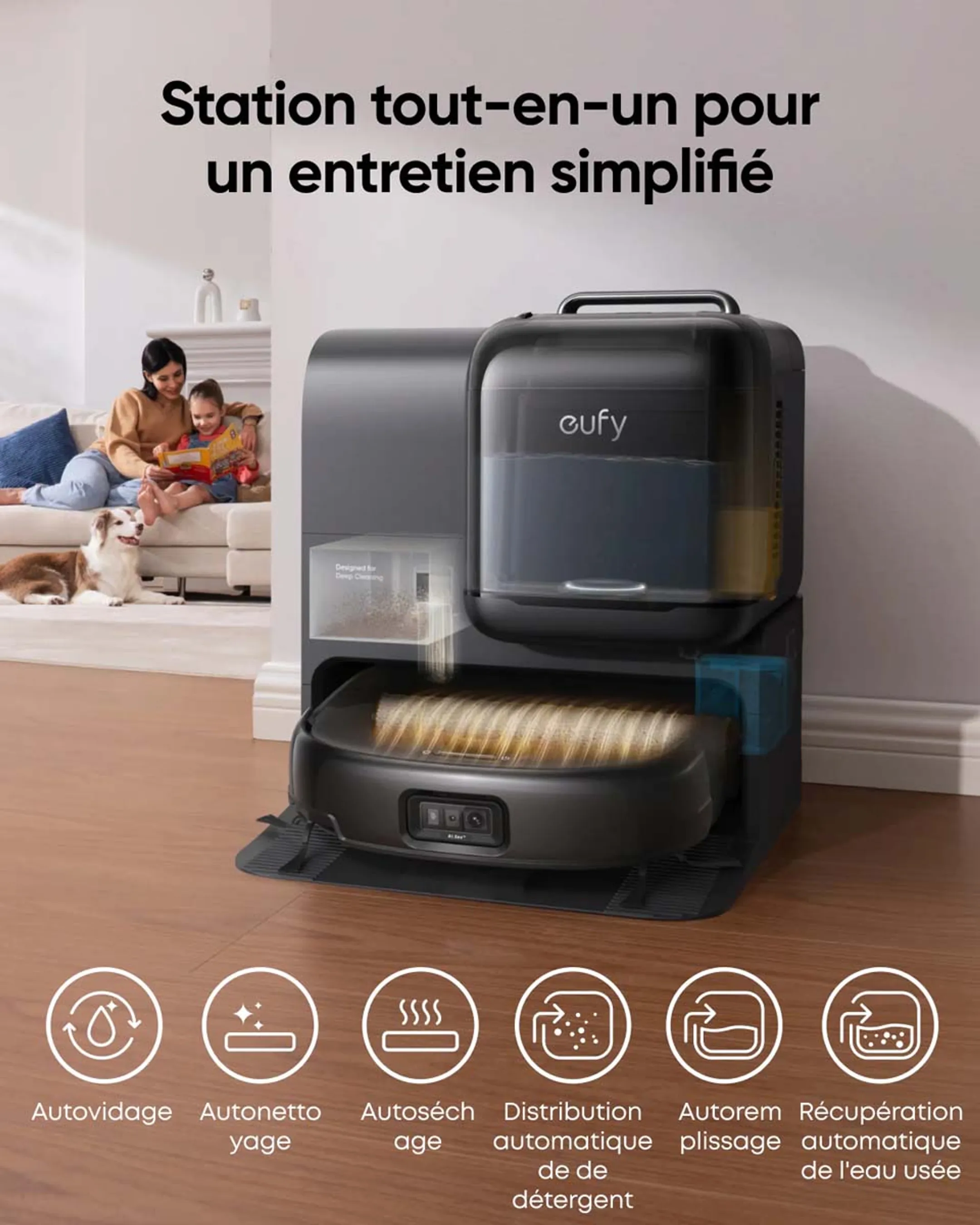 Eufy Aspirateur robot 3en1 Omni E28 image