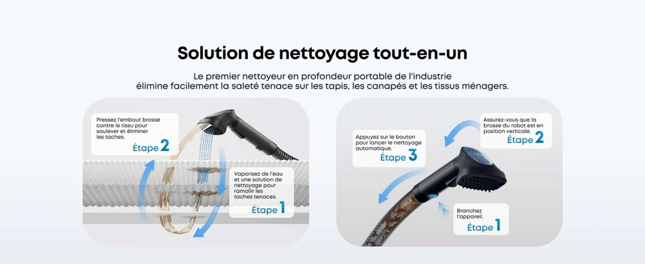 Eufy Aspirateur robot 3en1 Omni E28 image