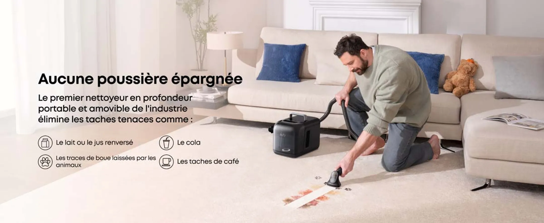 Eufy Aspirateur robot 3en1 Omni E28 image