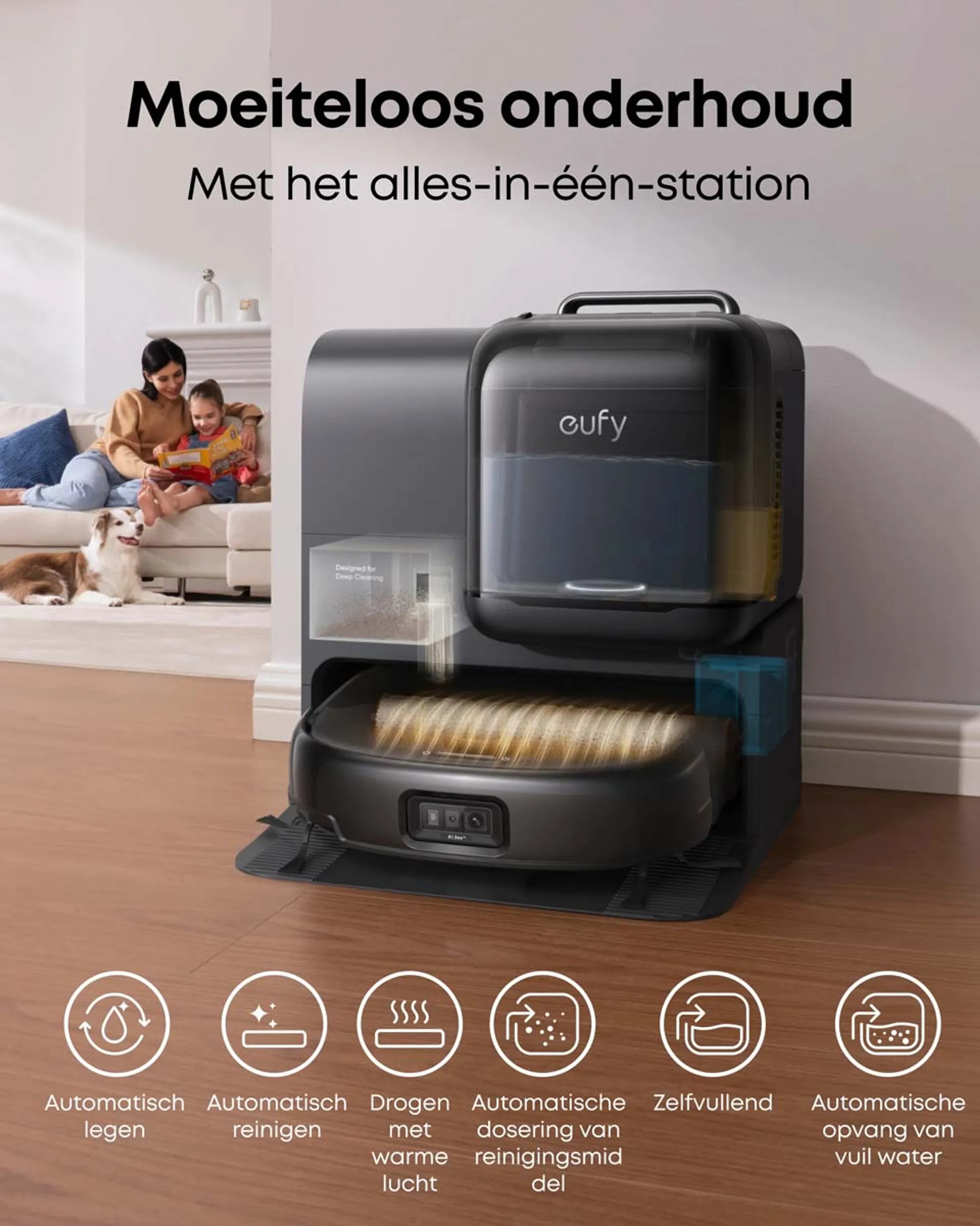 Eufy Robotstofzuiger 3in1 Omni E28 image