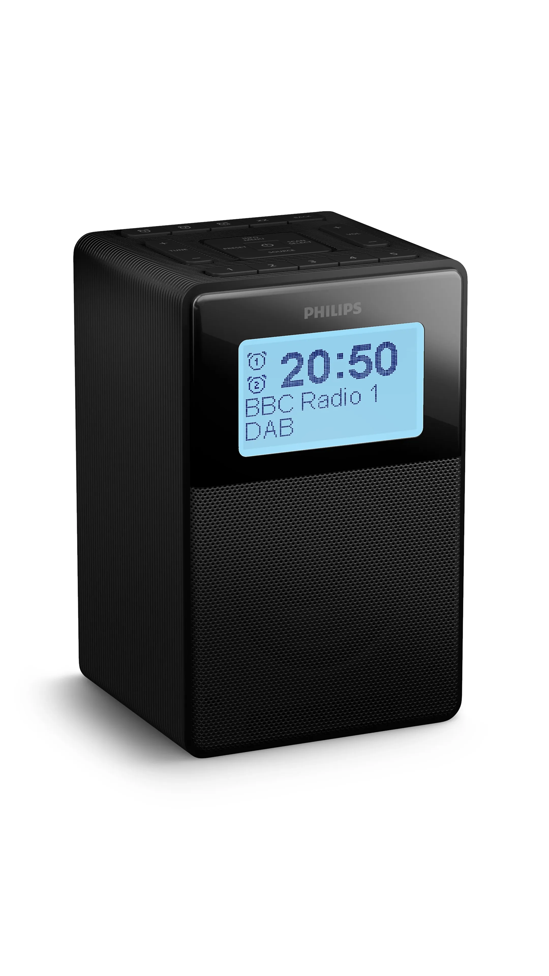 Philips TAR5100/10 wekkerradio - Zwart image