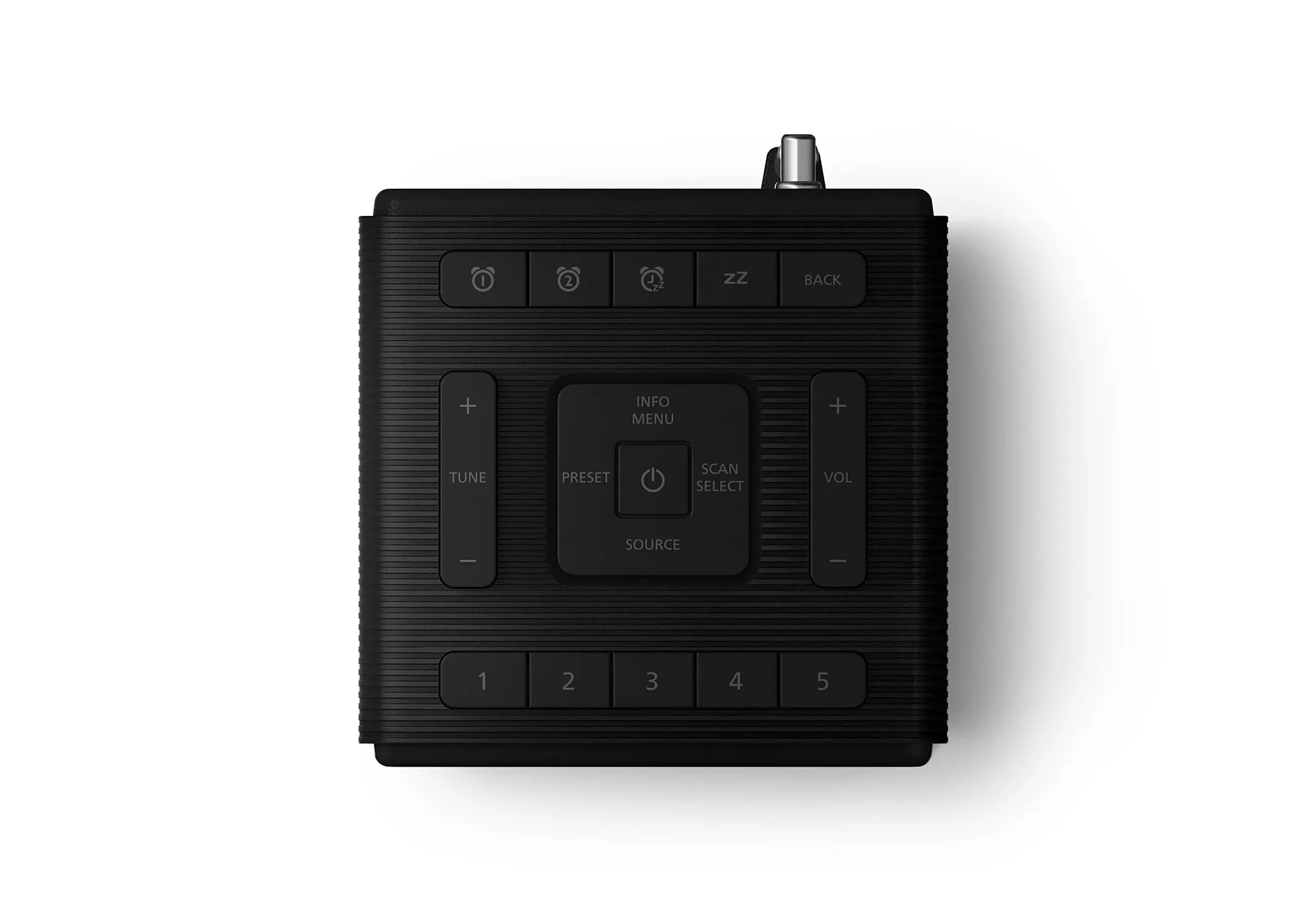 Philips TAR5100/10 wekkerradio - Zwart image