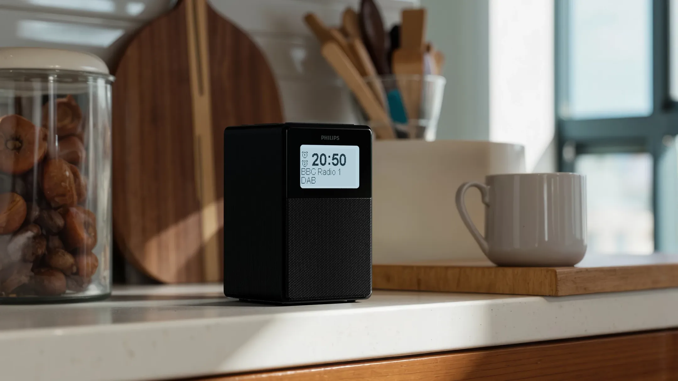 Philips TAR5100/10 wekkerradio - Zwart image