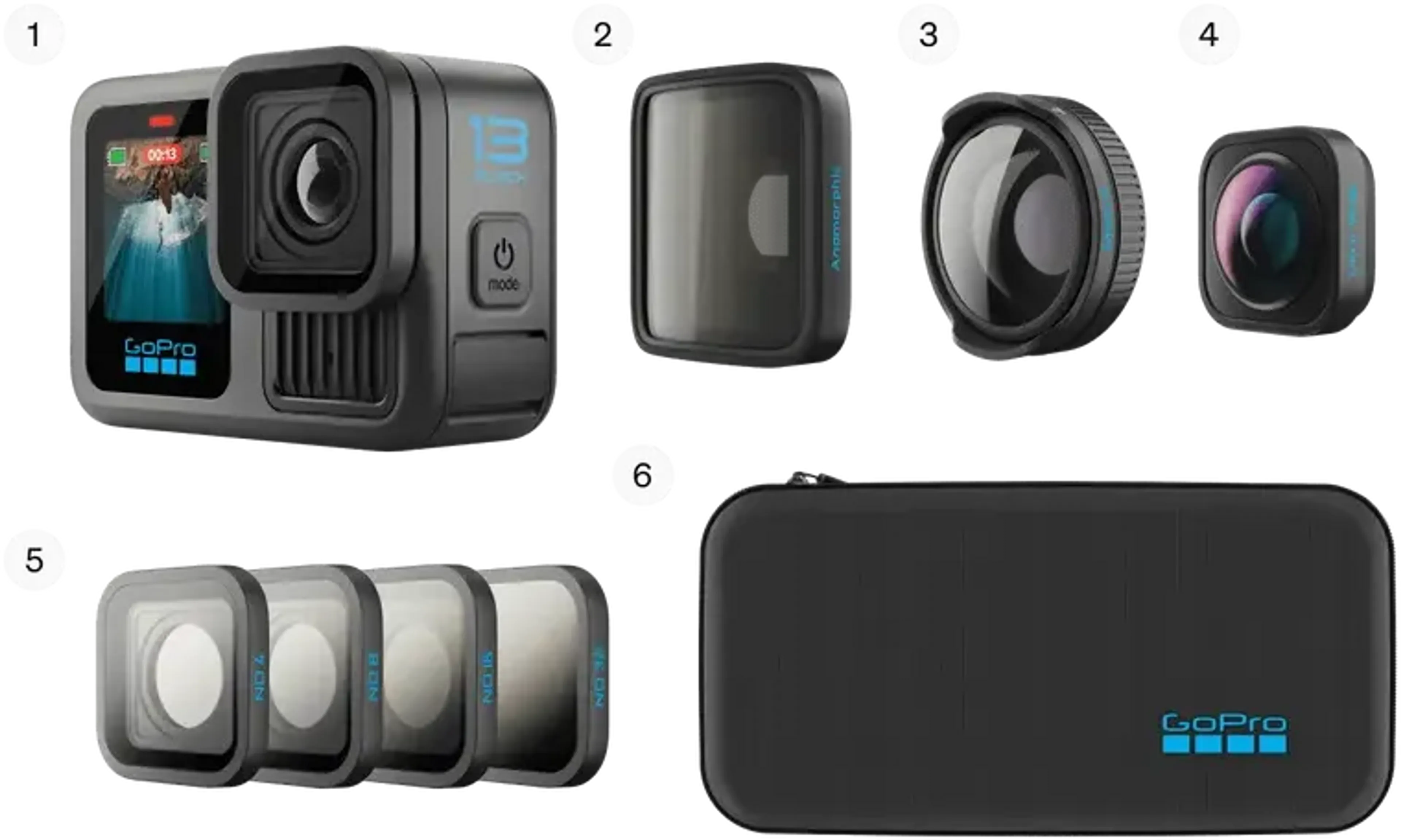 GoPro HERO13 Black et gamme d’objectifs HB-Series - Noir image