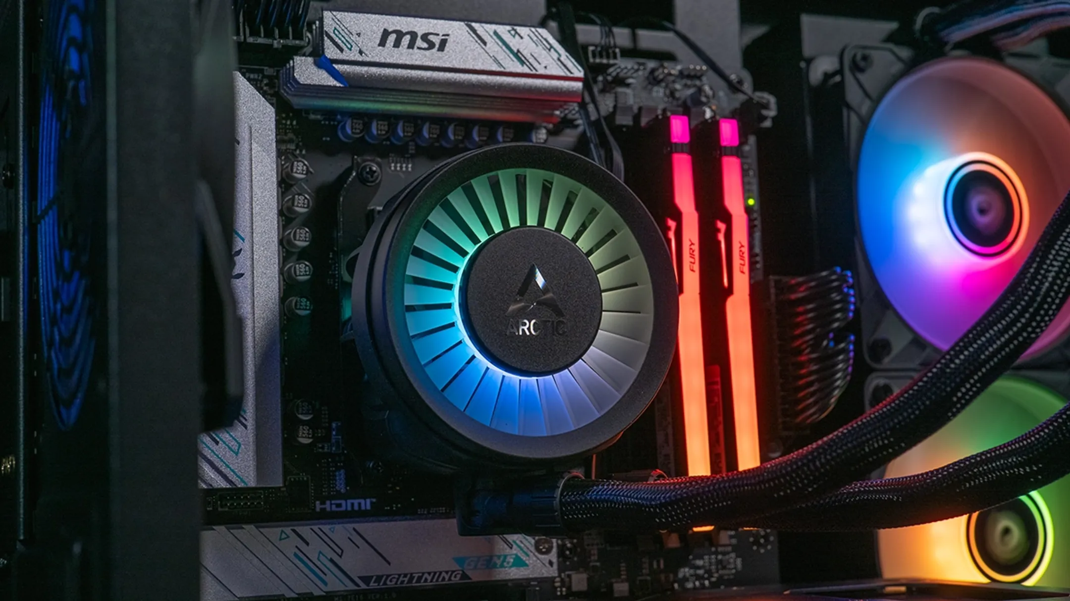 FLOWUP NEBULASTRIKE Radeon RX 9070 XT 16GB image