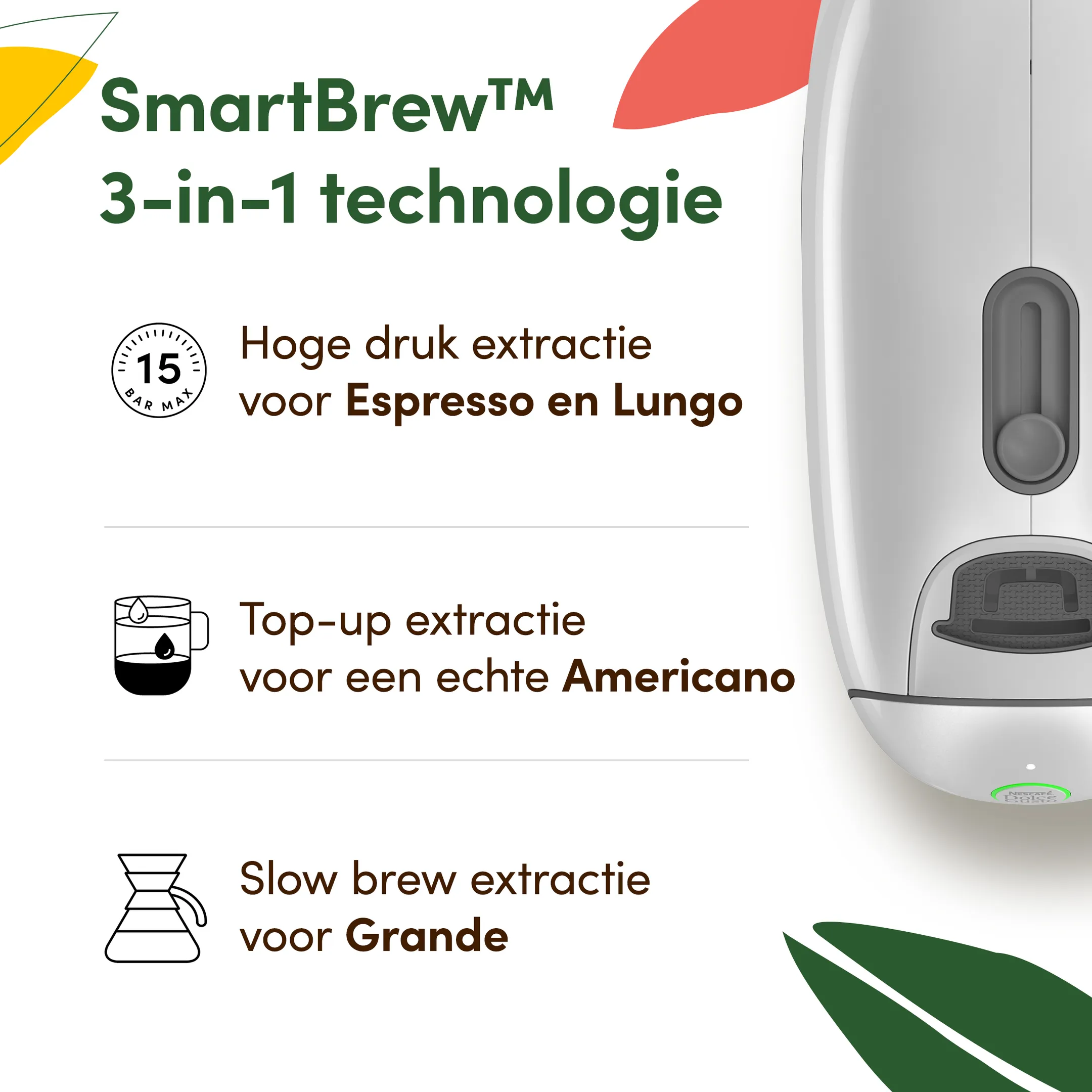 Krups Koffiemachine NESCAFÉ Dolce Gusto NEO CAFFÈ wit KP830110 image