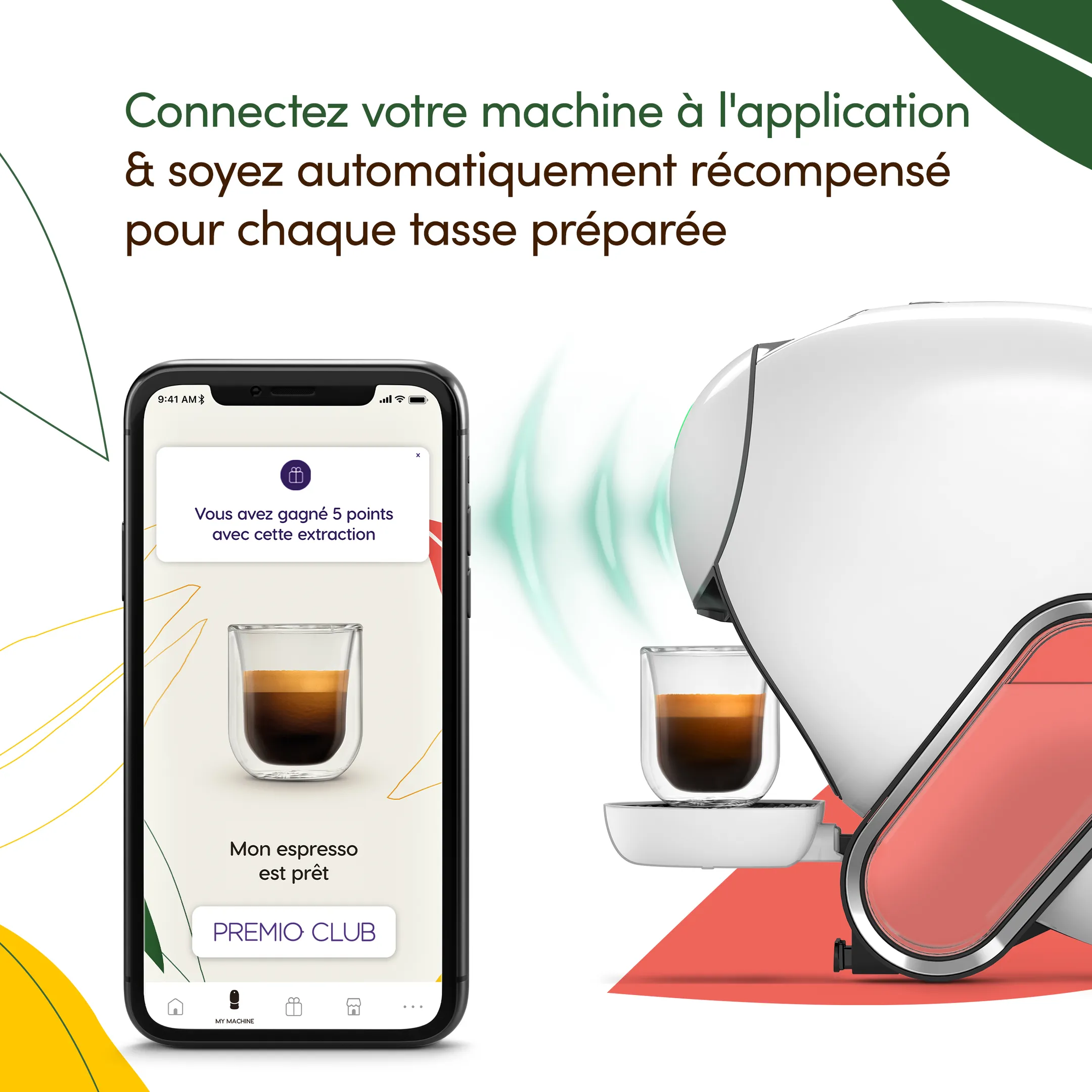 Krups Machine à café NESCAFÉ Dolce Gusto NEO CAFFÈ blanche KP830110 image