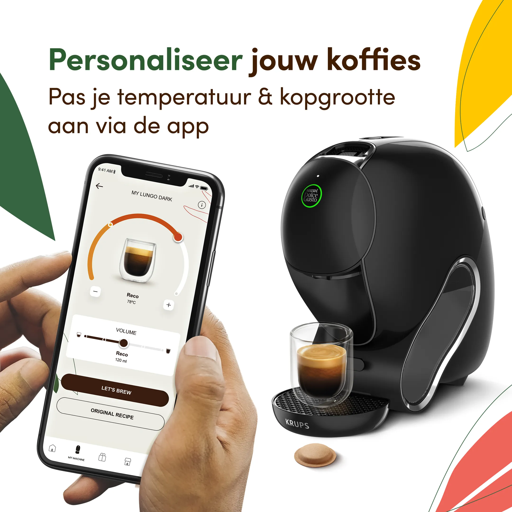 Krups Koffiemachine NESCAFÉ Dolce Gusto NEO CAFFÈ zwart KP830810 image