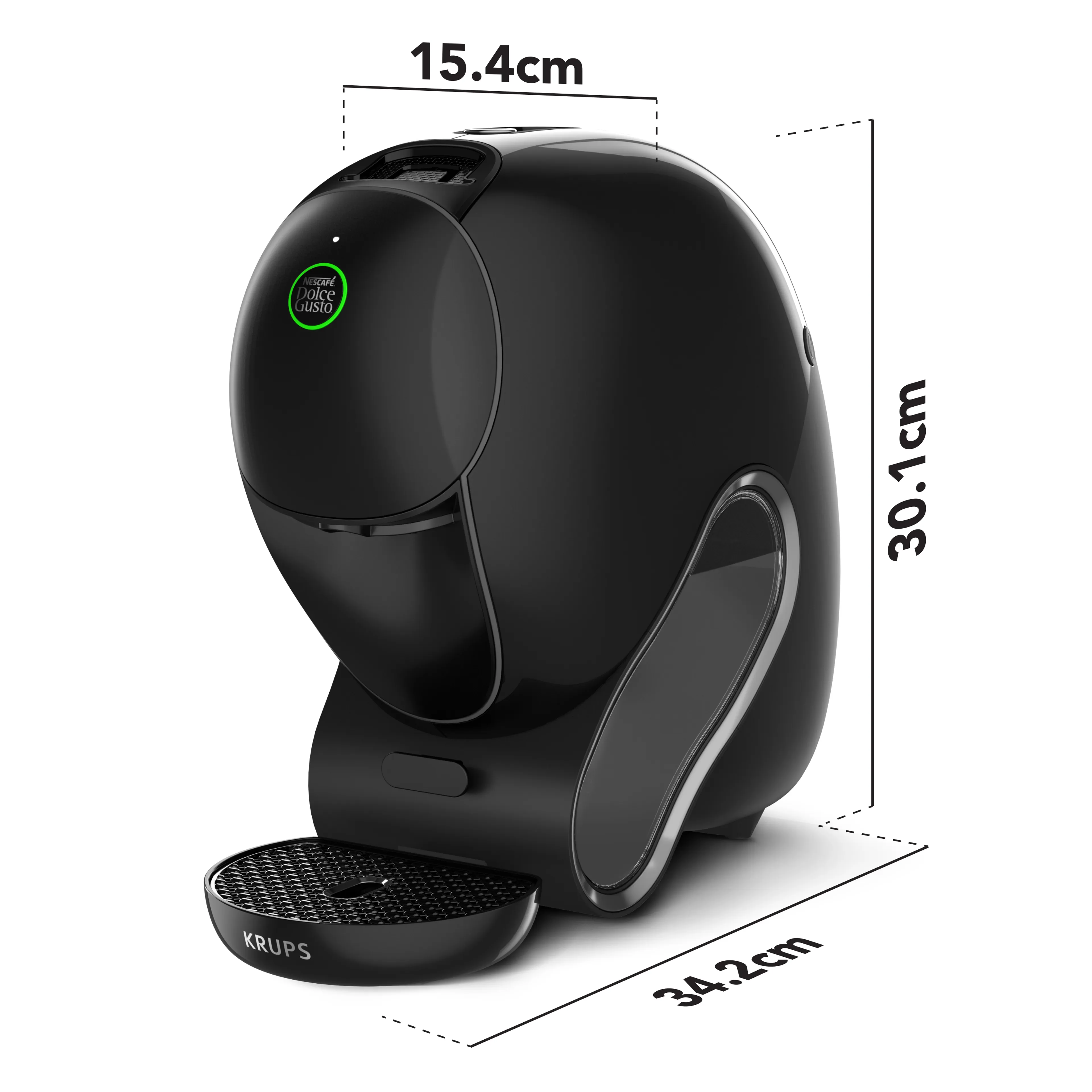 Krups Koffiemachine NESCAFÉ Dolce Gusto NEO CAFFÈ zwart KP830810 image