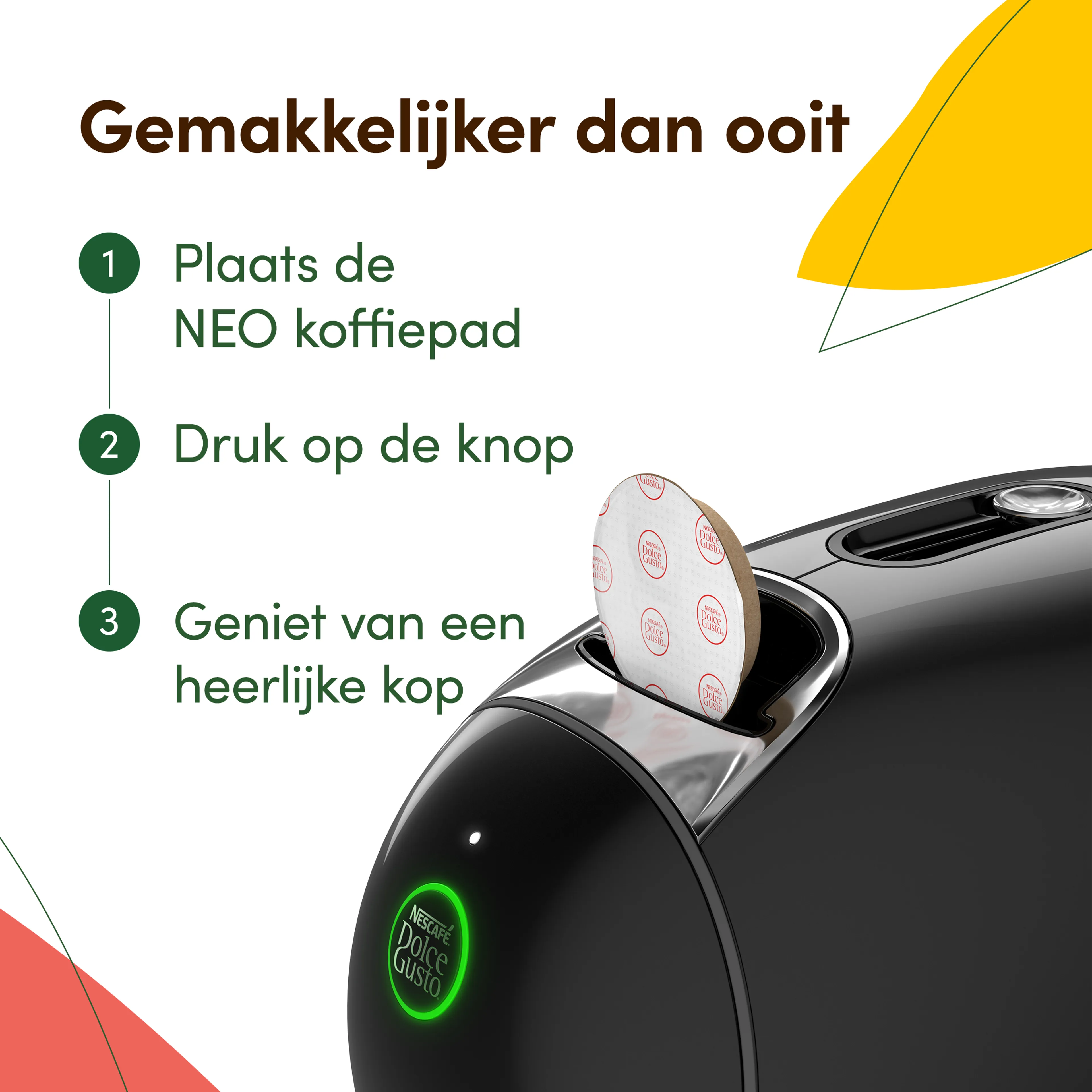 Krups Koffiemachine NESCAFÉ Dolce Gusto NEO CAFFÈ zwart KP830810 image