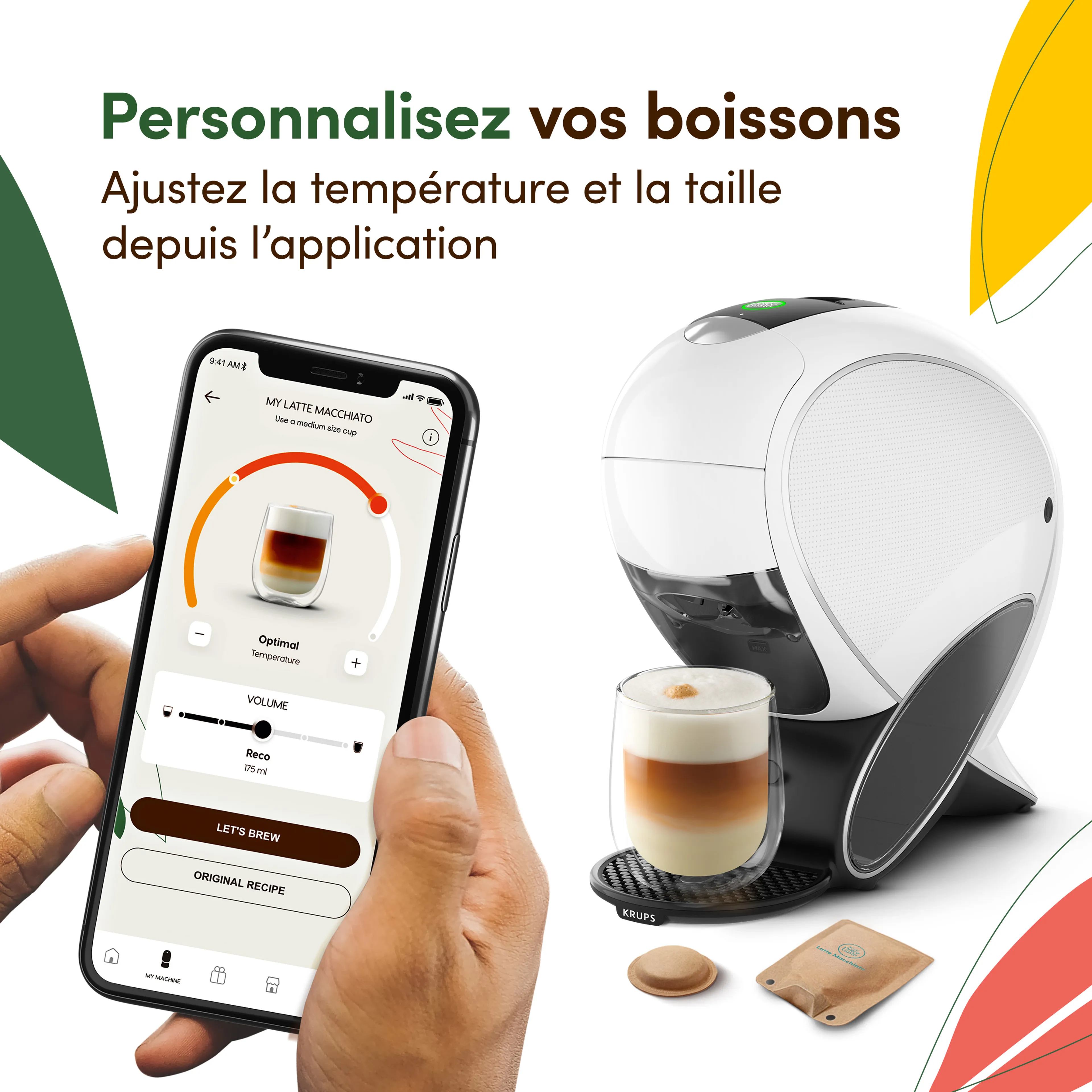 Krups Machine à café NESCAFÉ Dolce Gusto NEO LATTE blanche KP850110 image