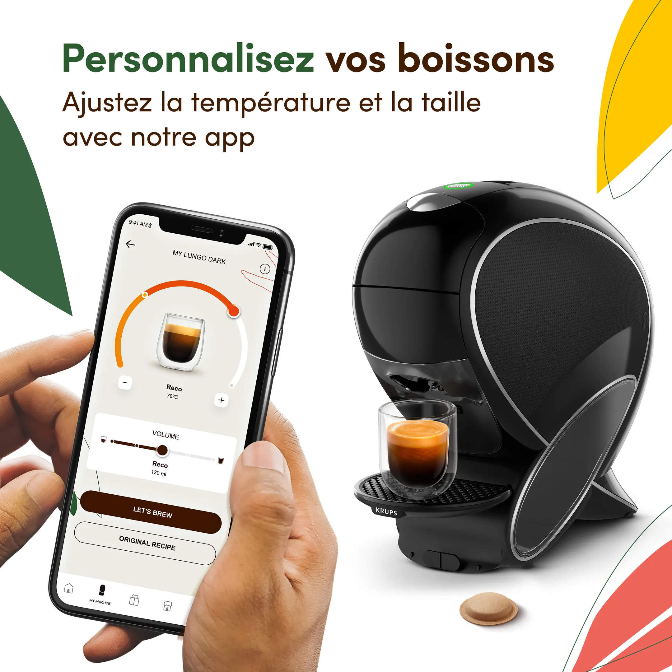 Krups Machine à café NESCAFÉ Dolce Gusto NEO LATTE noire KP850810 image