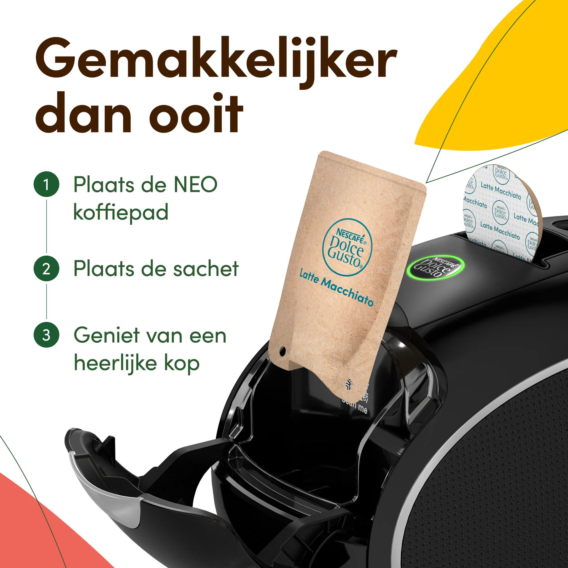 Krups Koffiemachine NESCAFÉ Dolce Gusto NEO LATTE zwart KP850810 image