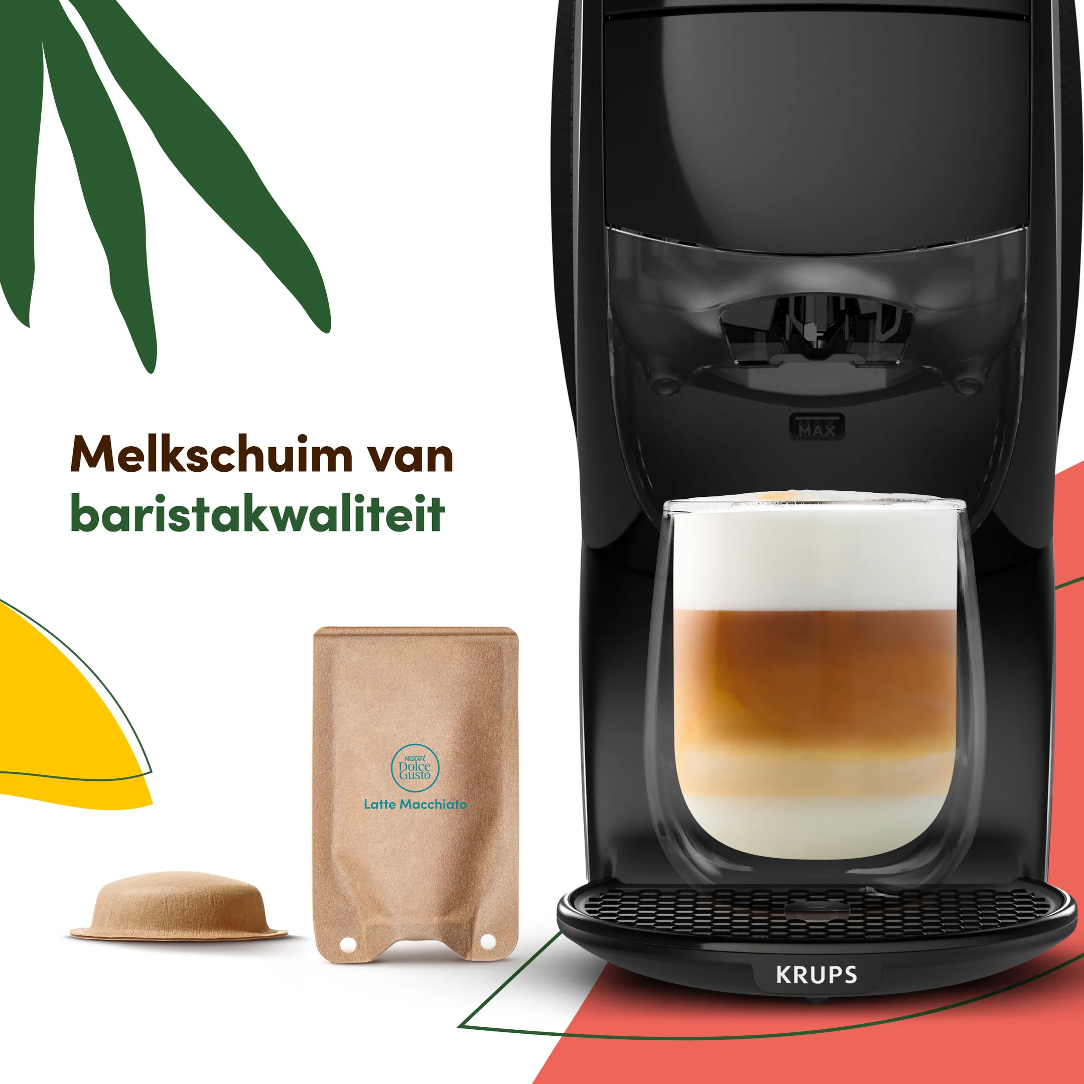 Krups Koffiemachine NESCAFÉ Dolce Gusto NEO LATTE zwart KP850810 image