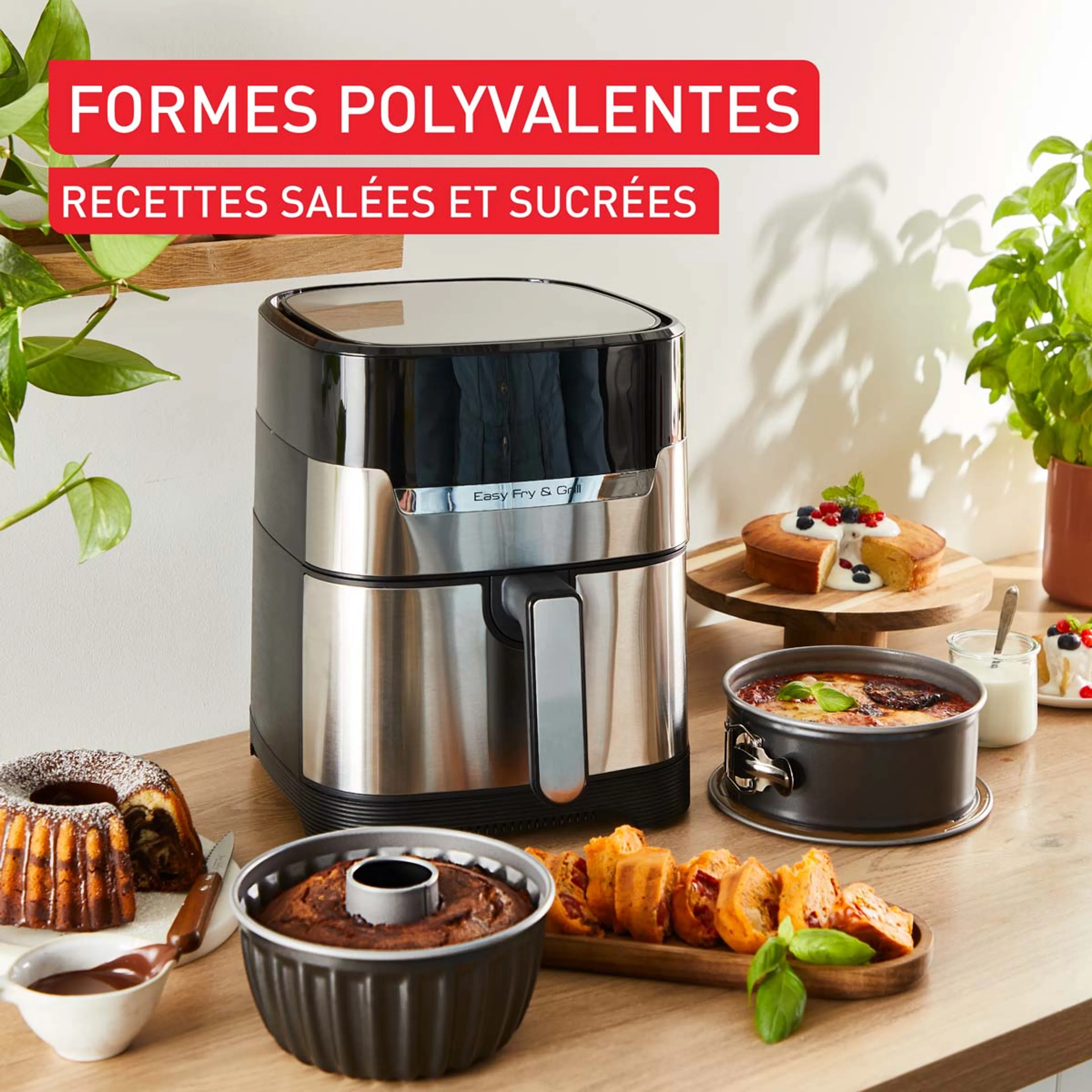 Tefal Easy Release J176S204 Set de 2 moules à gâteaux pour air fryer image