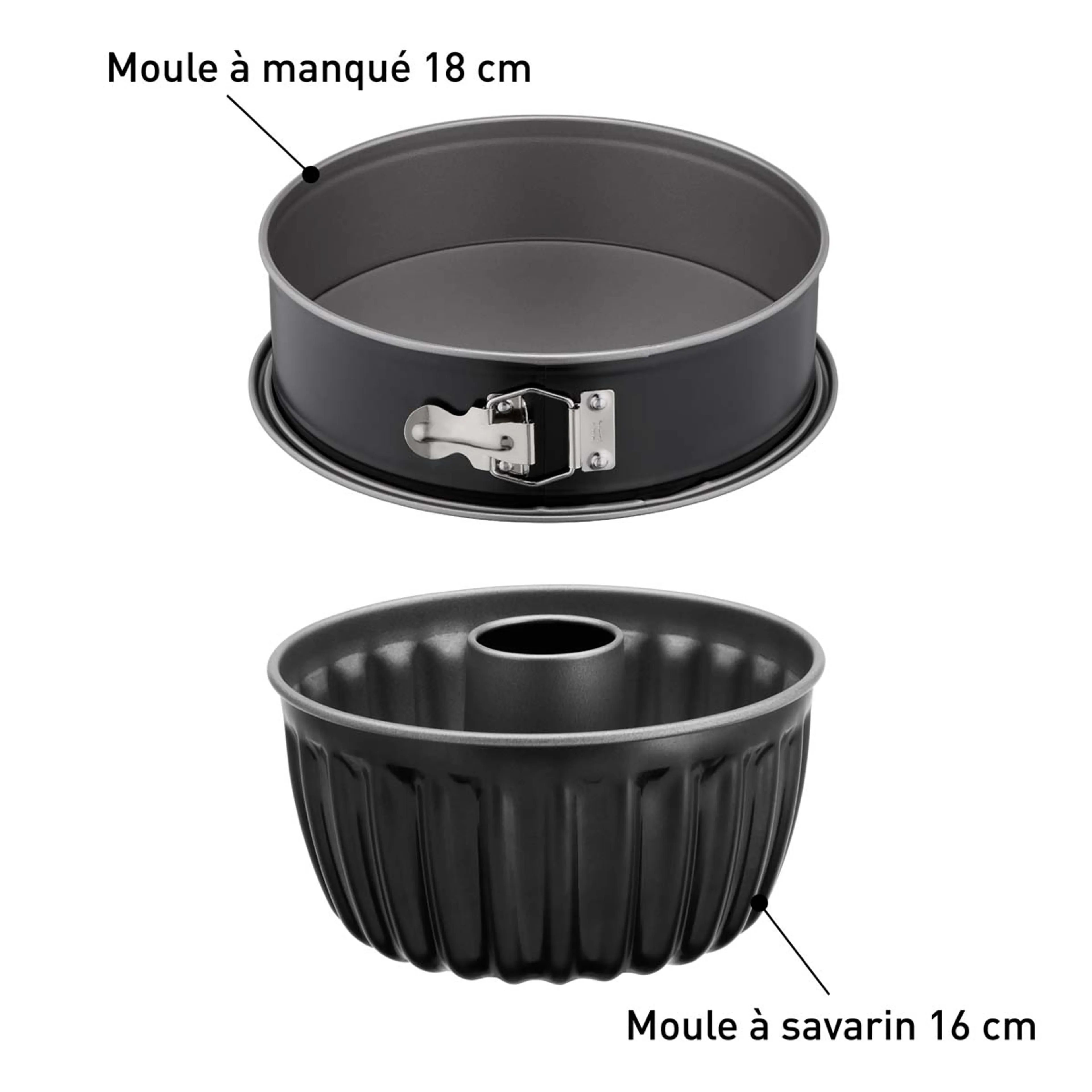 Tefal Easy Release J176S204 Set de 2 moules à gâteaux pour air fryer image