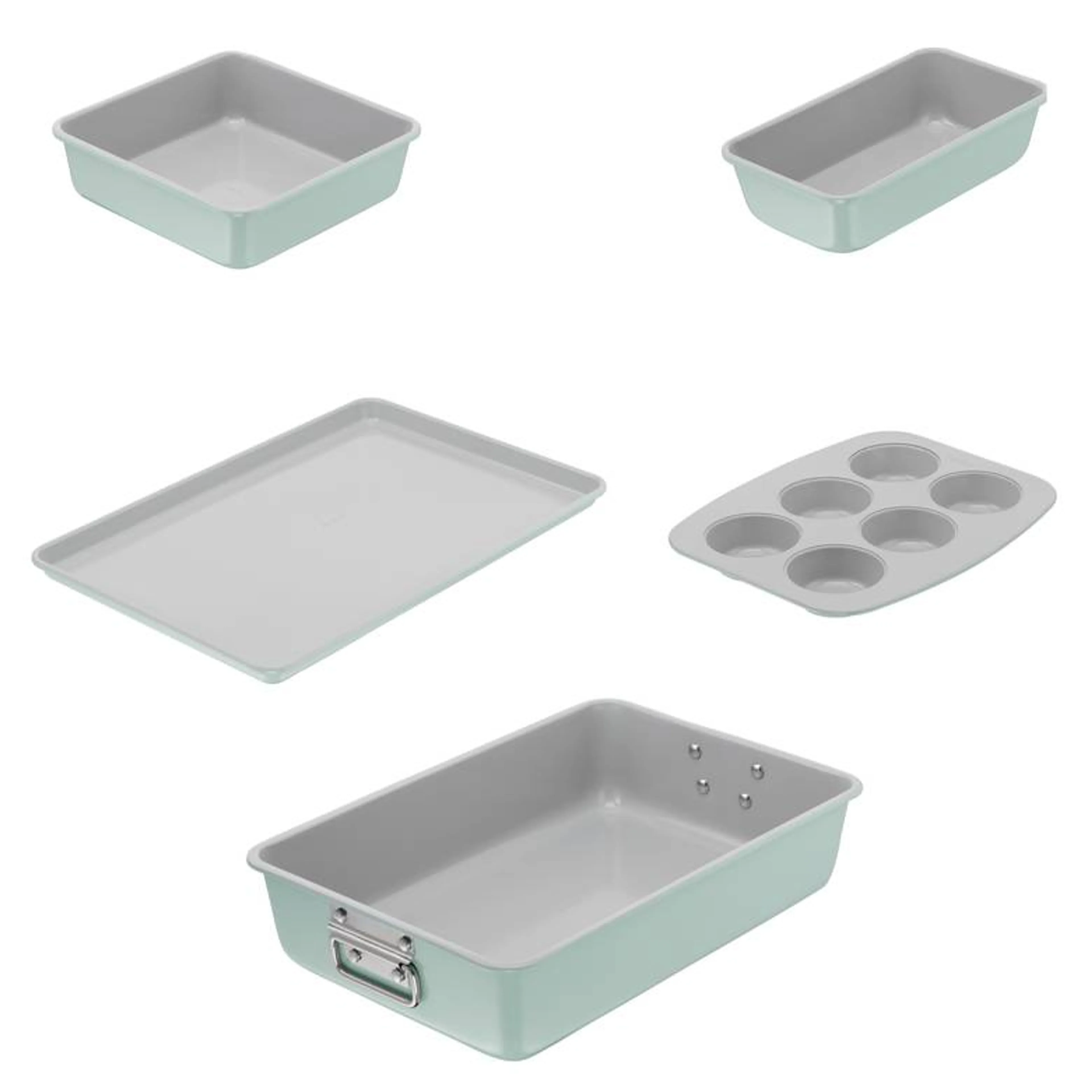 Tefal 5-delige stapelbare keramische bakvormenset image