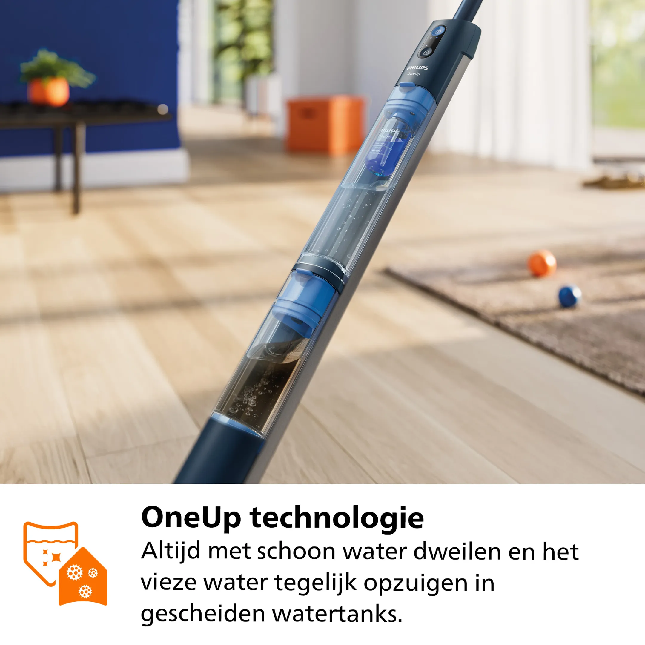 Philips Elektrische dweil OneUp 5000-serie XV5113/01 image