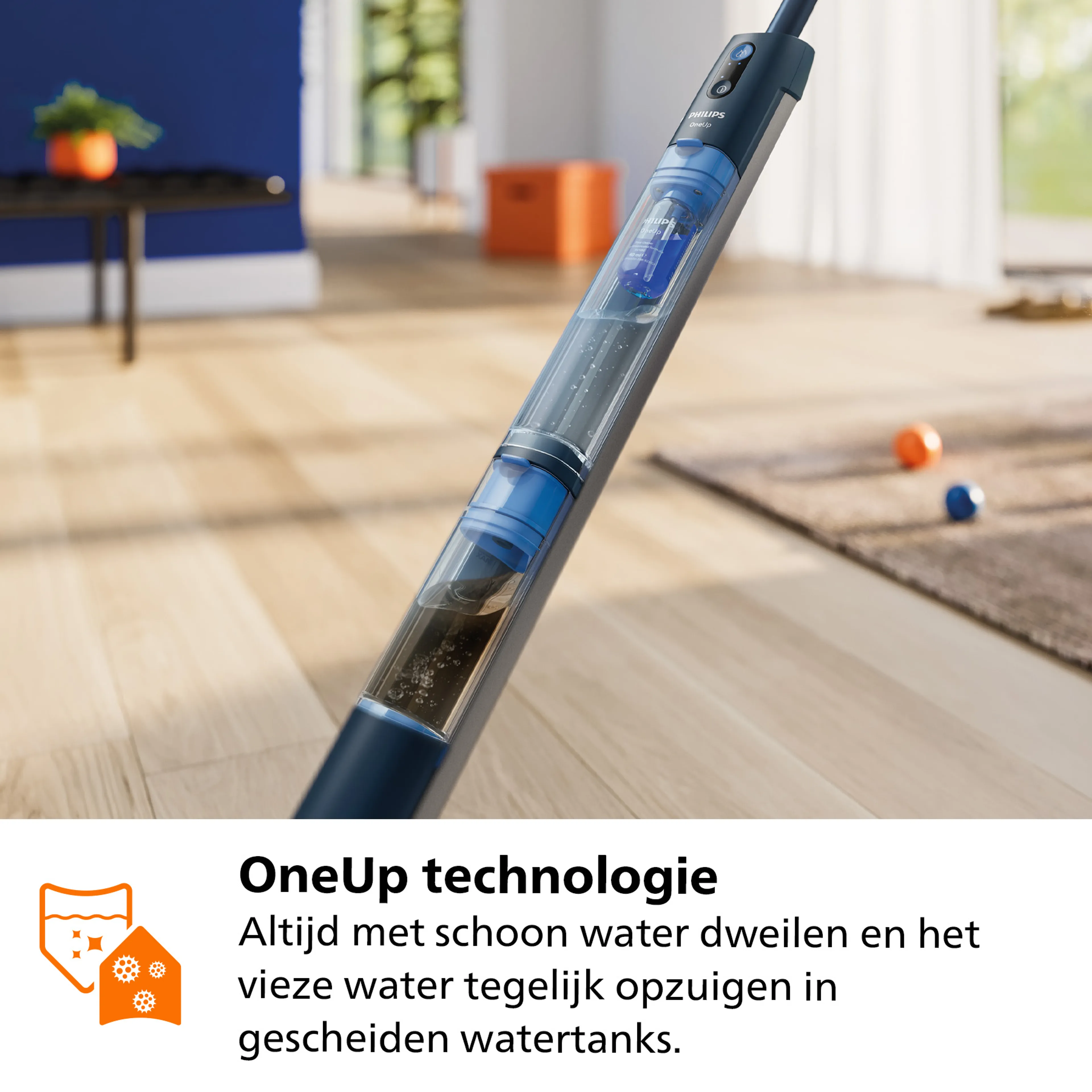 Philips Elektrische dweil OneUp 5000-serie XV5113/01 image