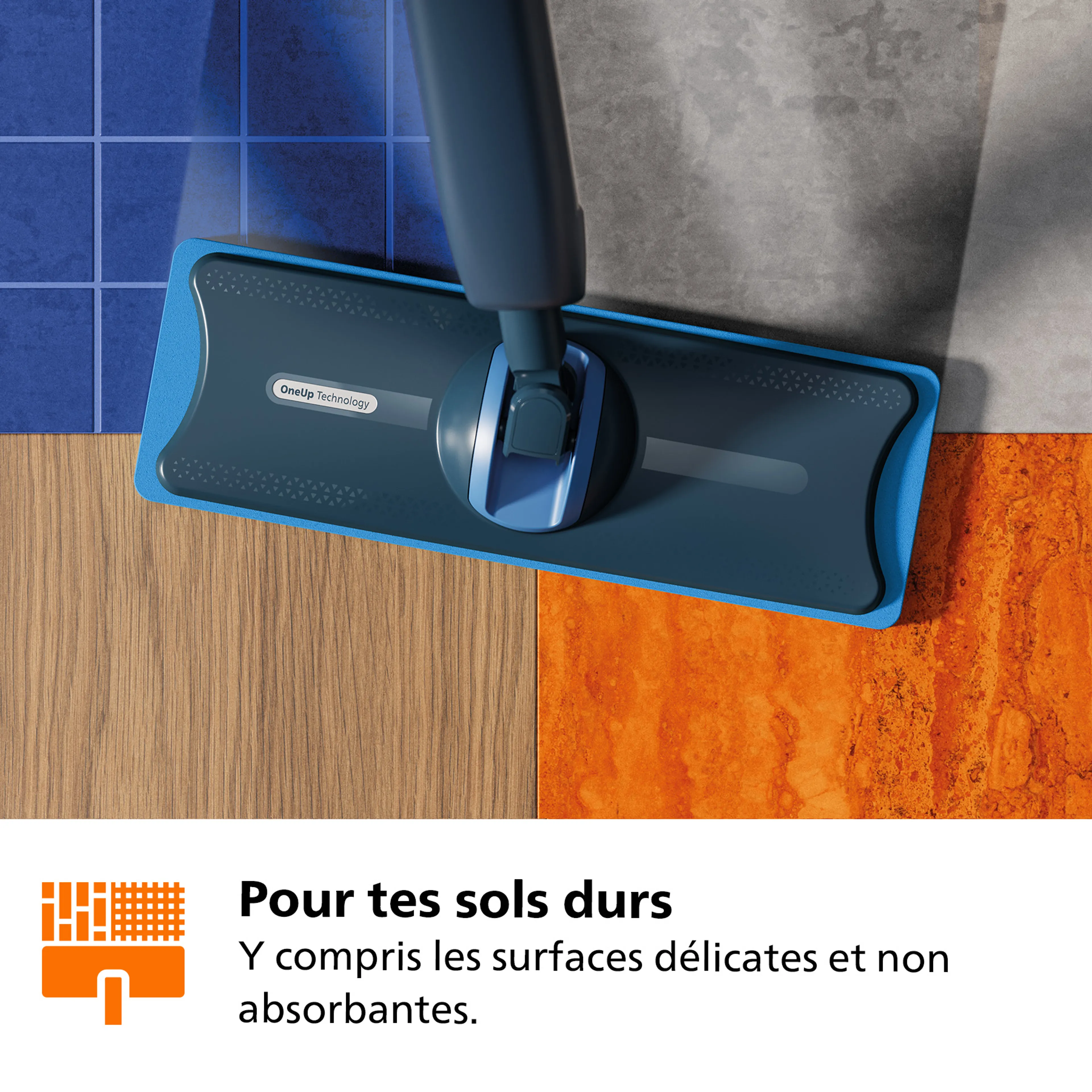 Philips Serpillière électrique OneUp série 5000 XV5113/01 image
