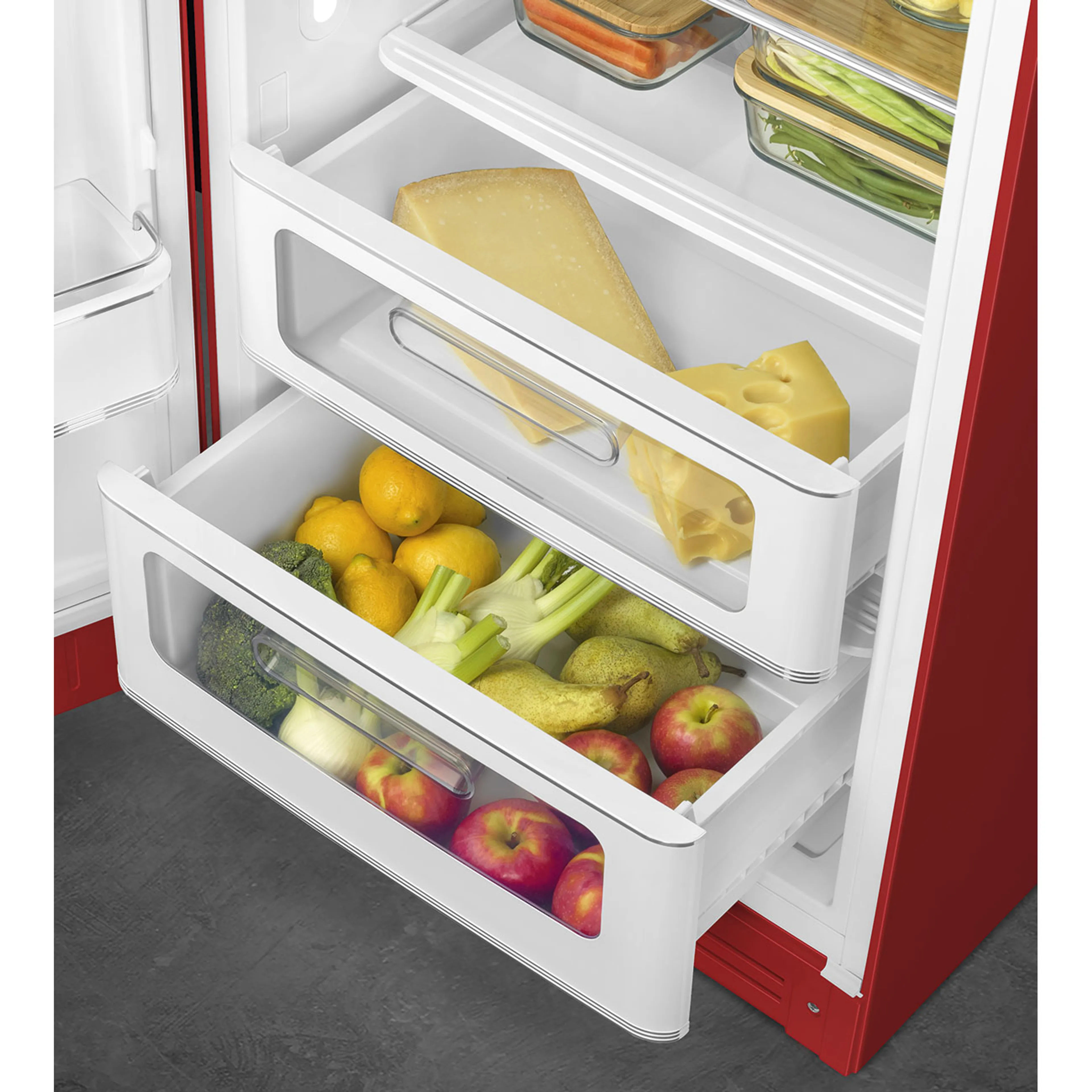 Smeg Koelkast FAB28LRD6 Rood image