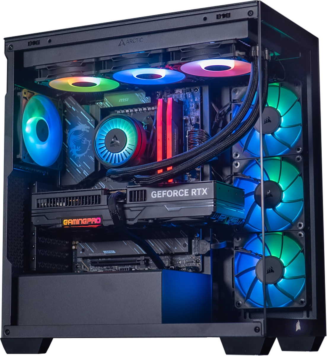 FLOWUP VIPERX Nvidia GeForce RTX 5080 16GB Gaming Desktop - 32GB / 2TB