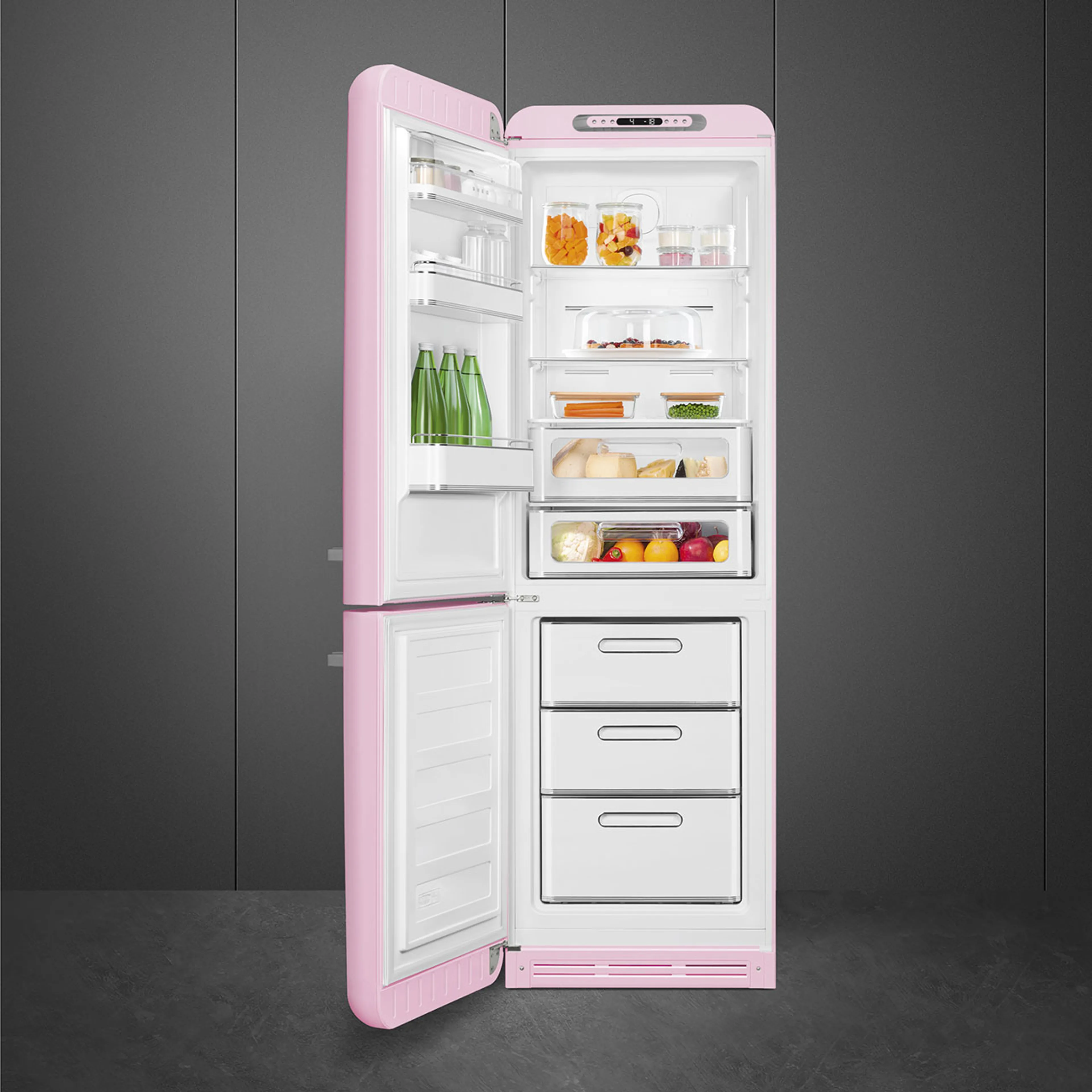 Smeg Koelkast met diepvries FAB32LPK6 image