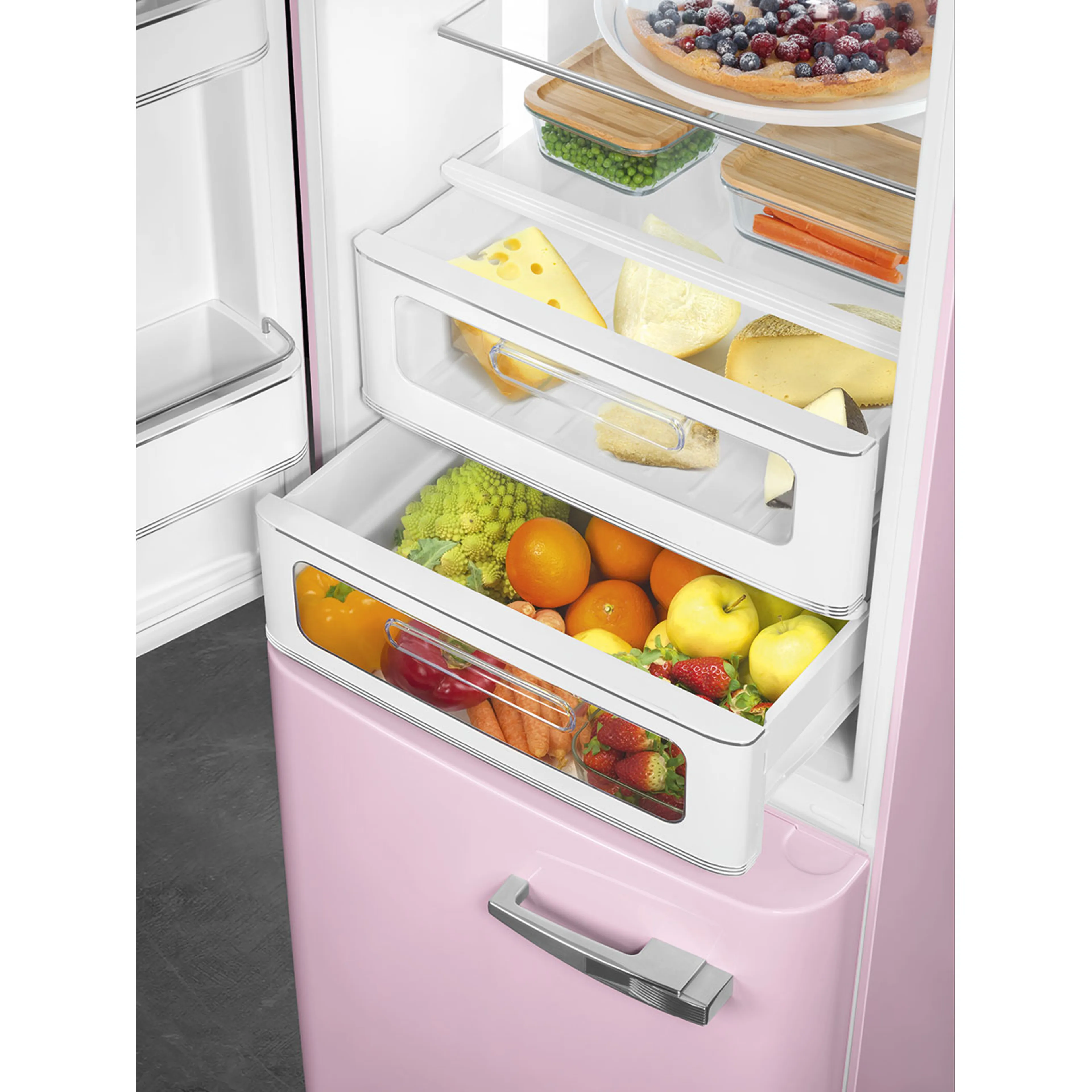 Smeg Koelkast met diepvries FAB32LPK6 image