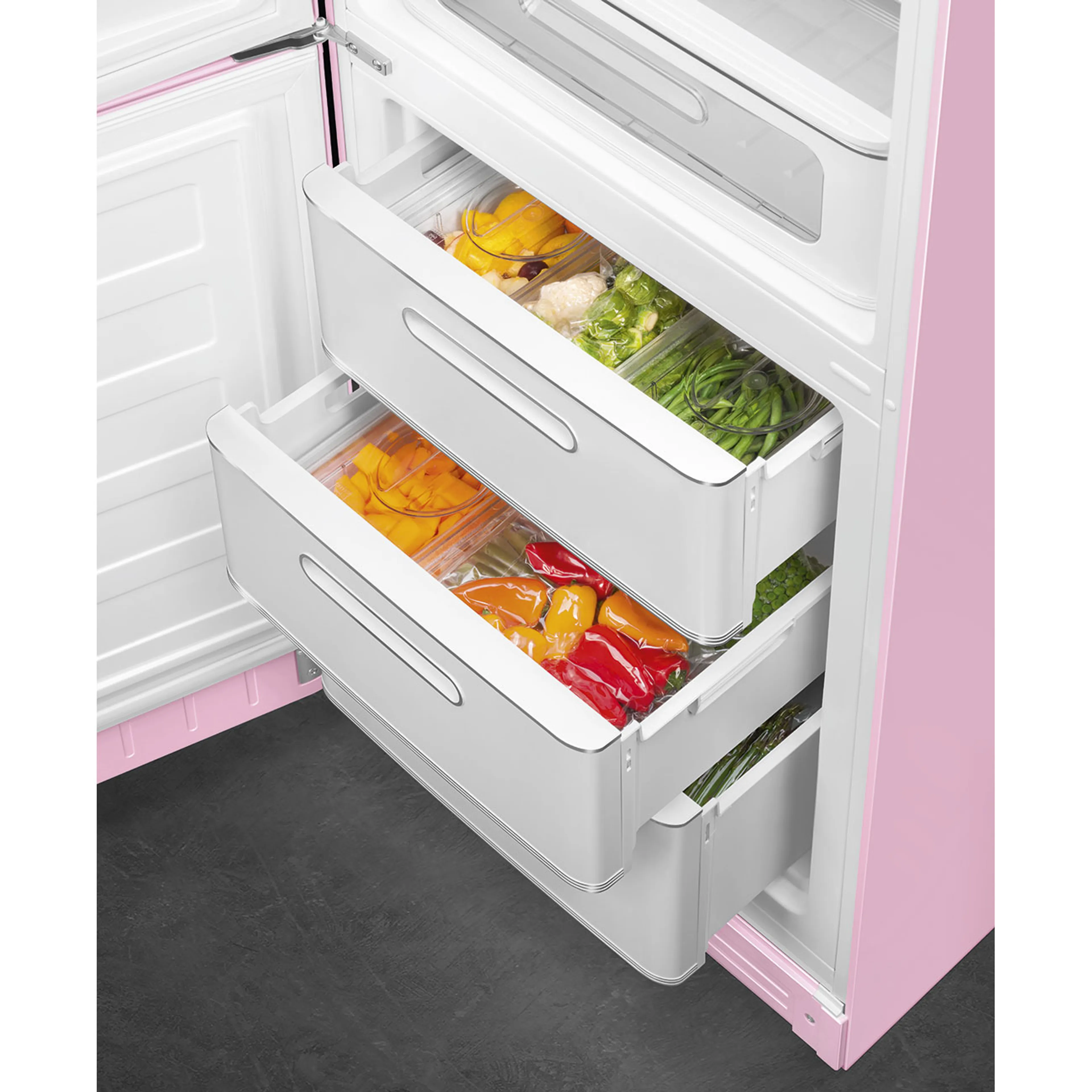Smeg Koelkast met diepvries FAB32LPK6 image
