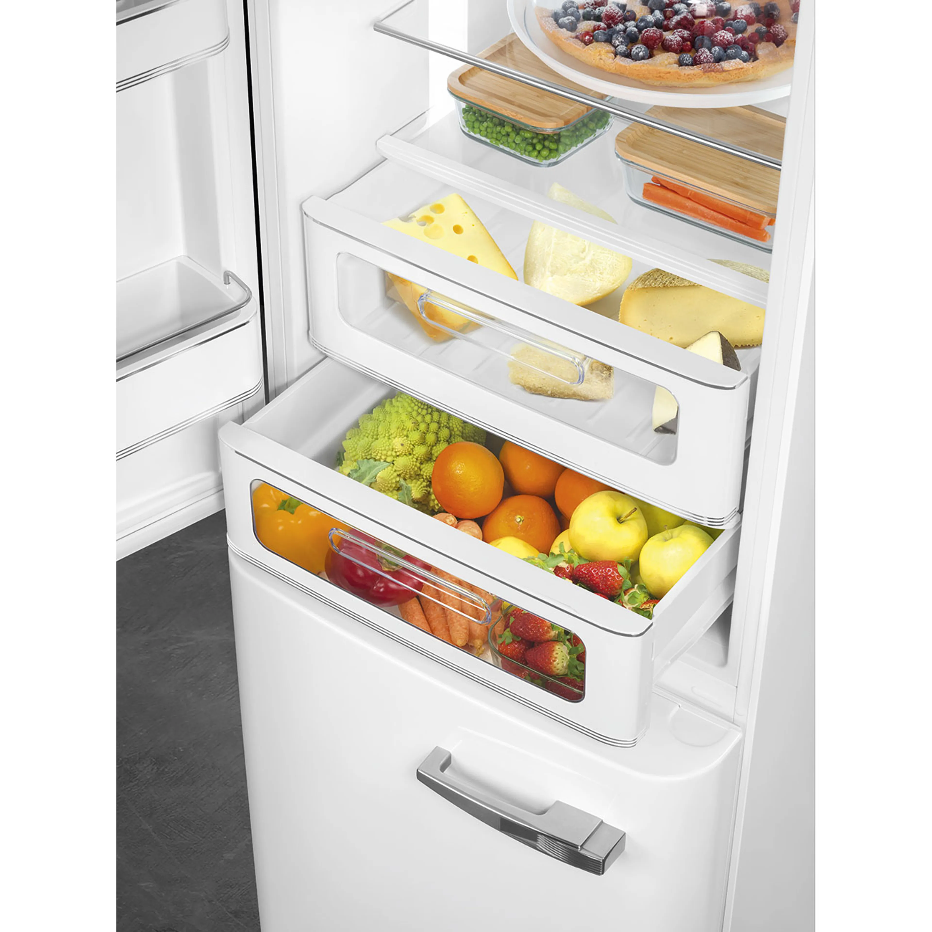 Smeg Combi frigo congélateur FAB32LWH6 image