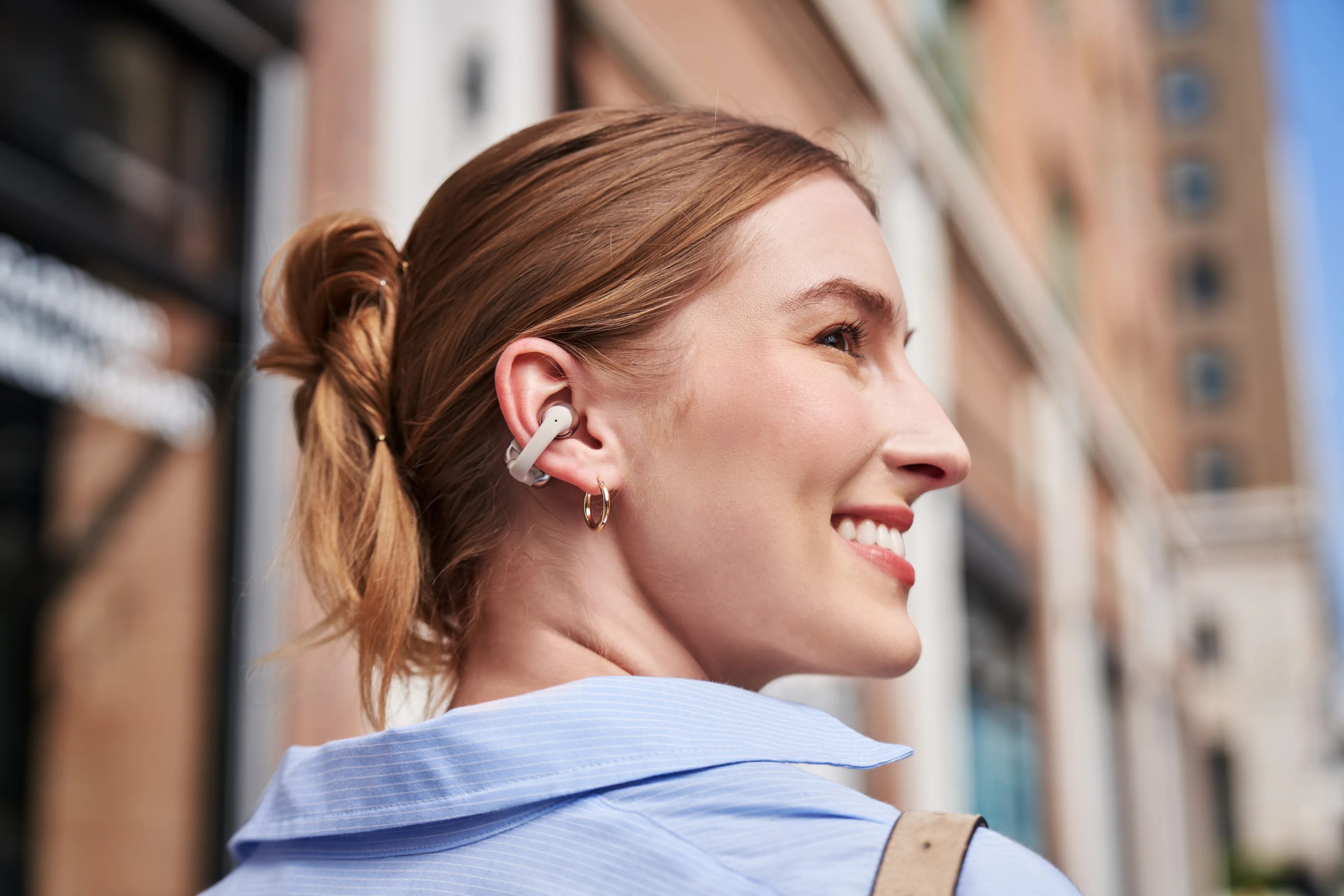 Shokz OpenDots ONE oortjes - Zilver image