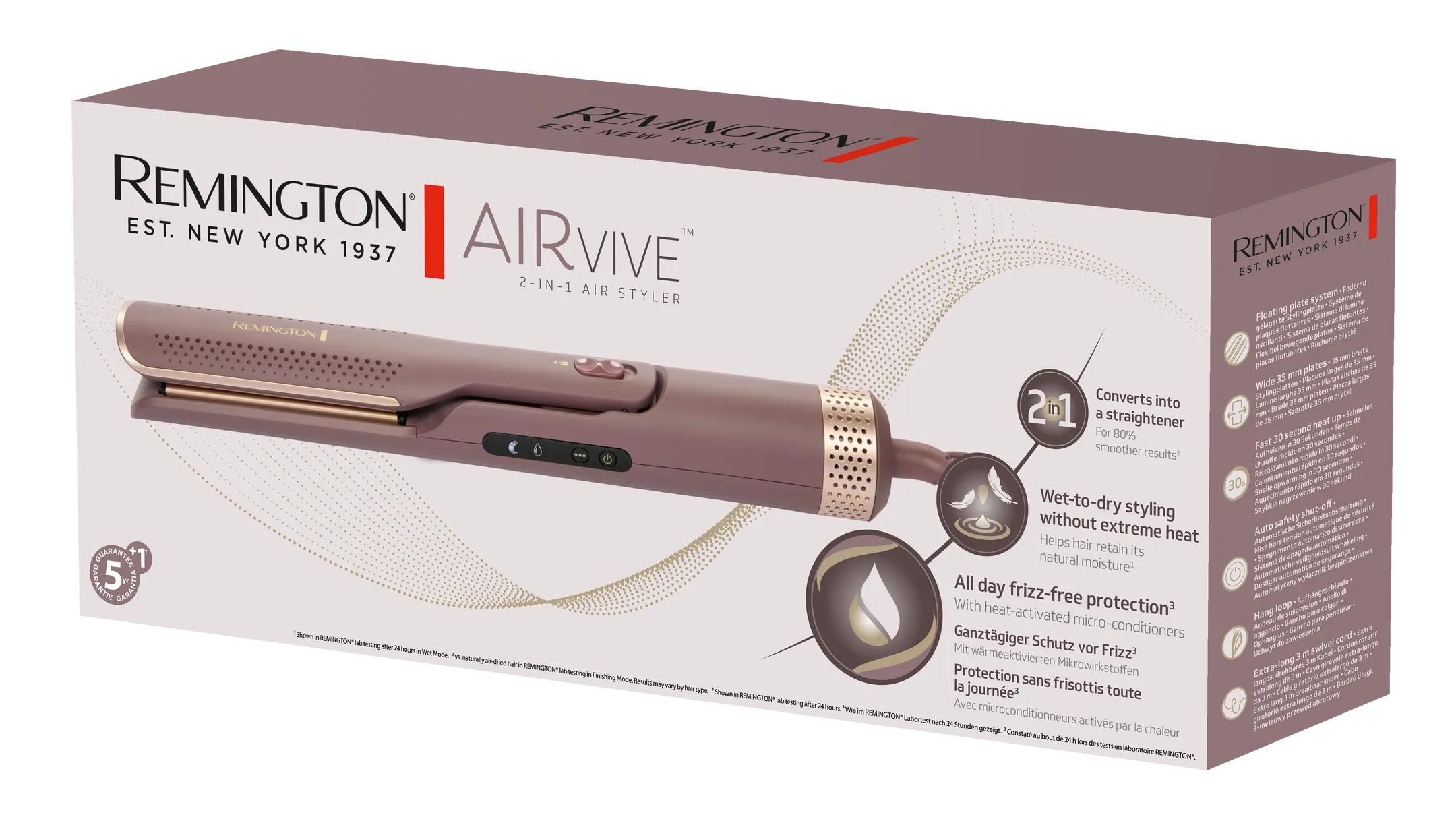 Remington Lisseur AirVive™ 2-in-1 Air Styler AS8930 image