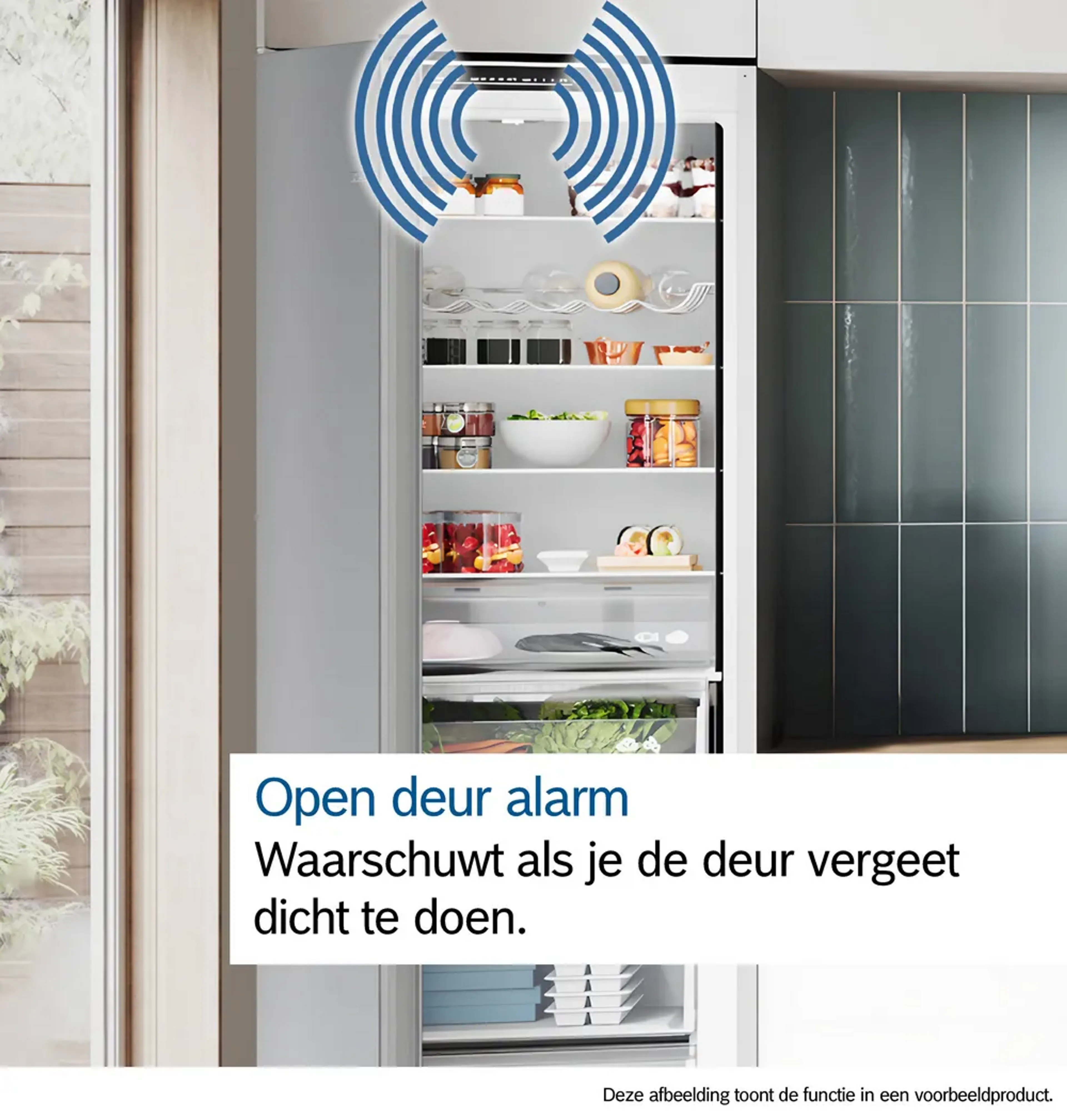 Bosch Koelkast met diepvries KGN33NSDB image