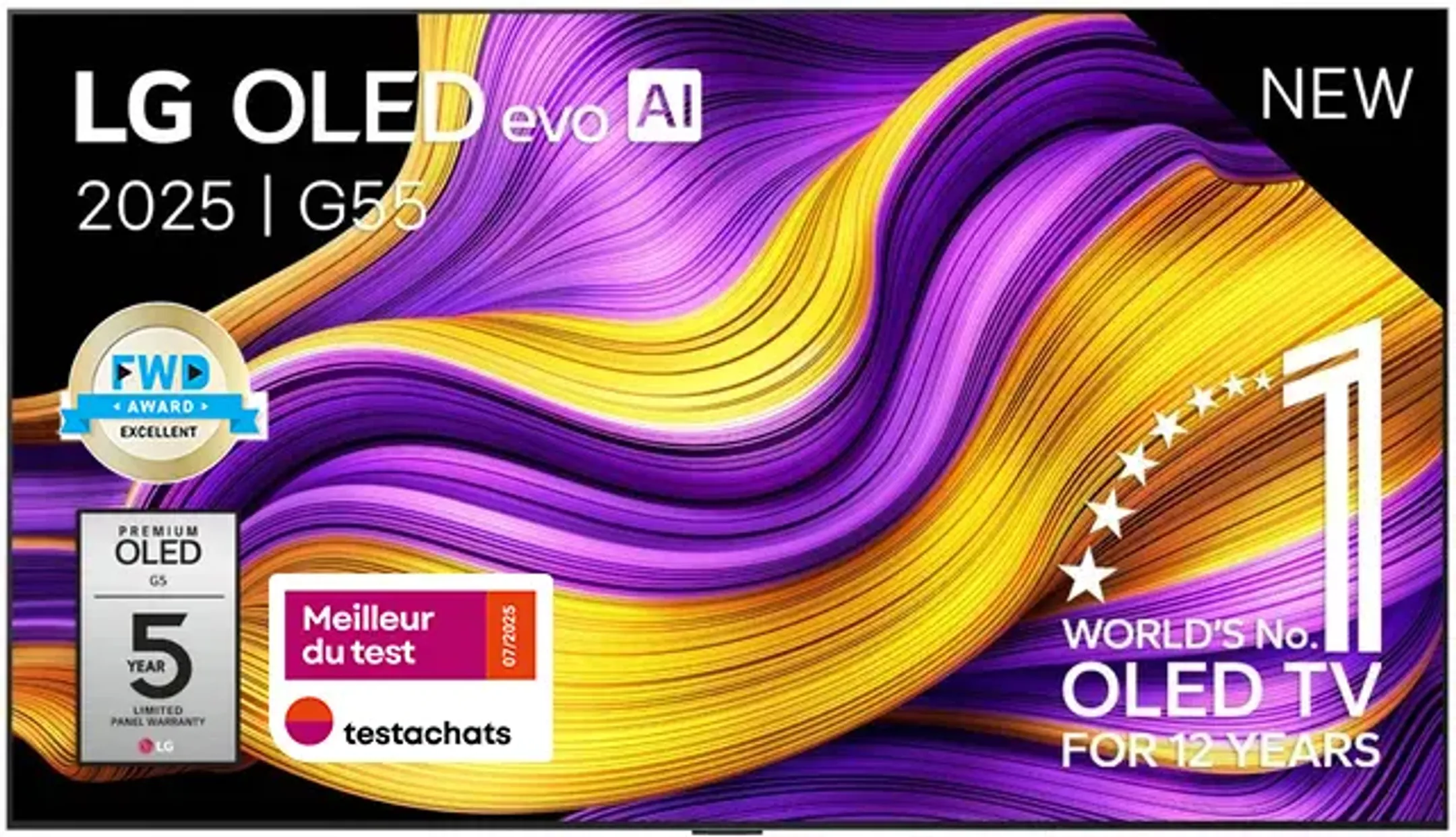 LG OLED evo TV 4K OLED65G55LW (2025) - 65 pouces image
