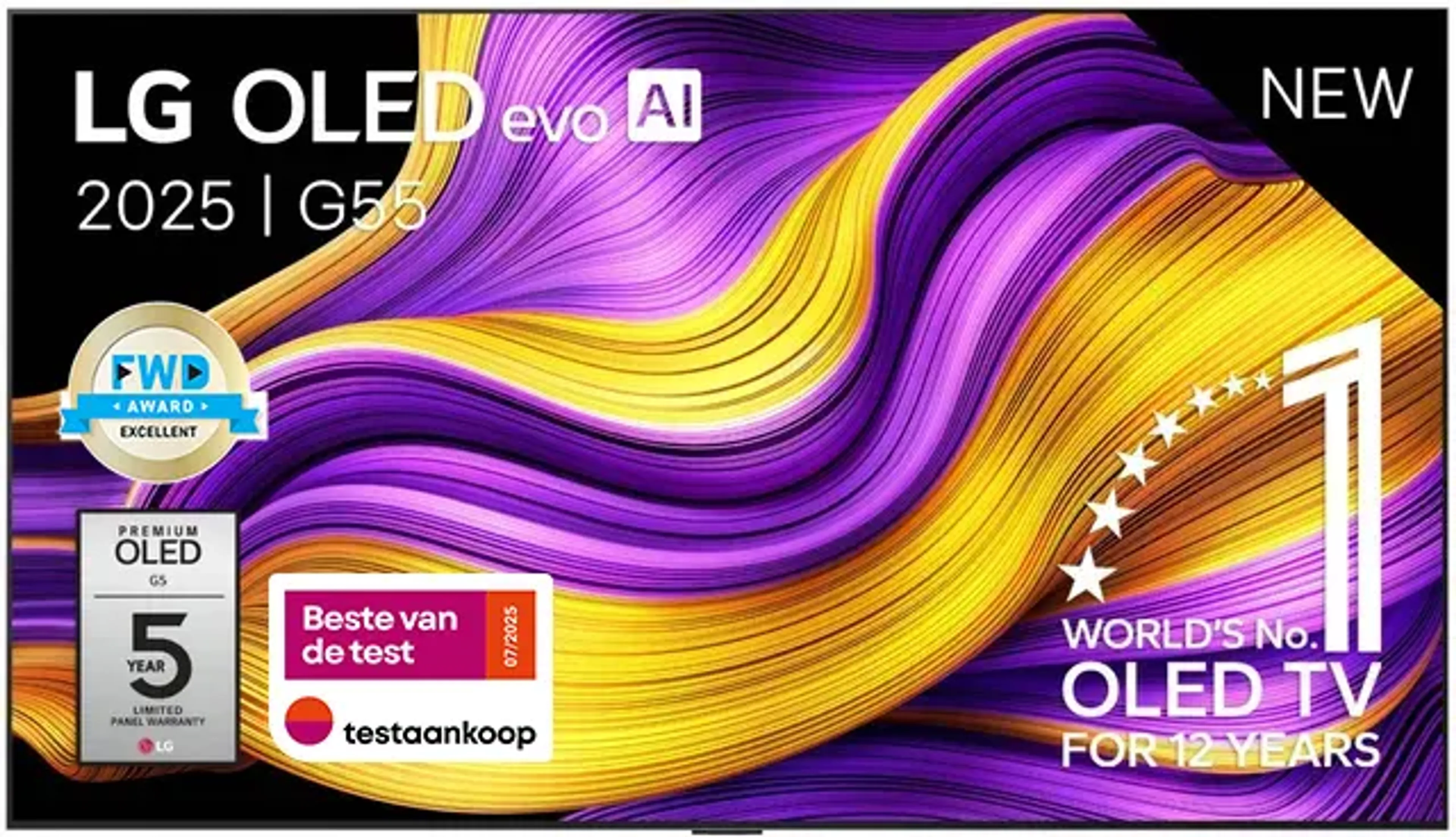 LG OLED evo TV 4K OLED65G55LW (2025) - 65 inch image