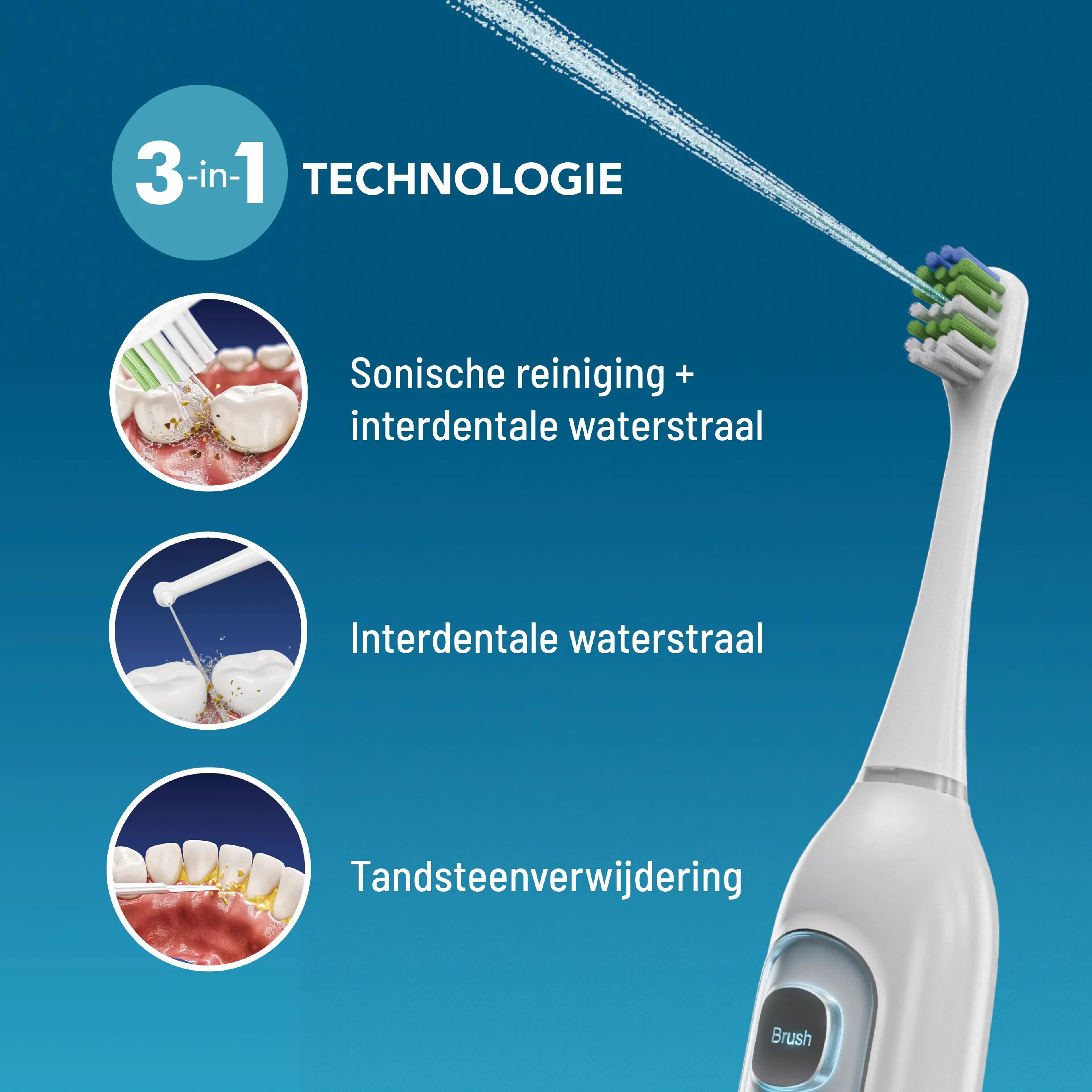 HAEPI Elektrische tandenborstel 3-in-1 Julia image