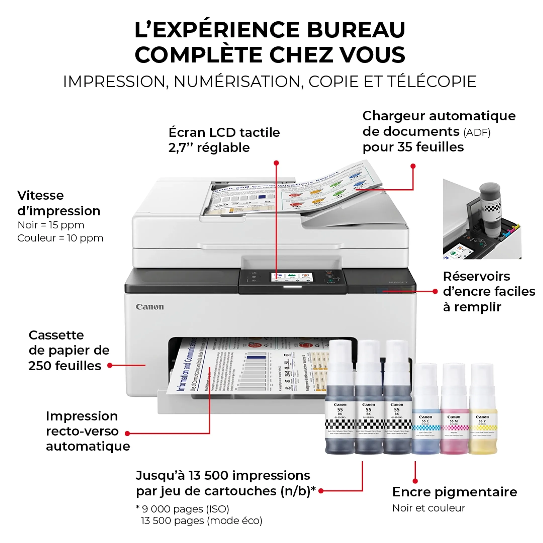 Canon MAXIFY GX2050 MegaTank Home Office image