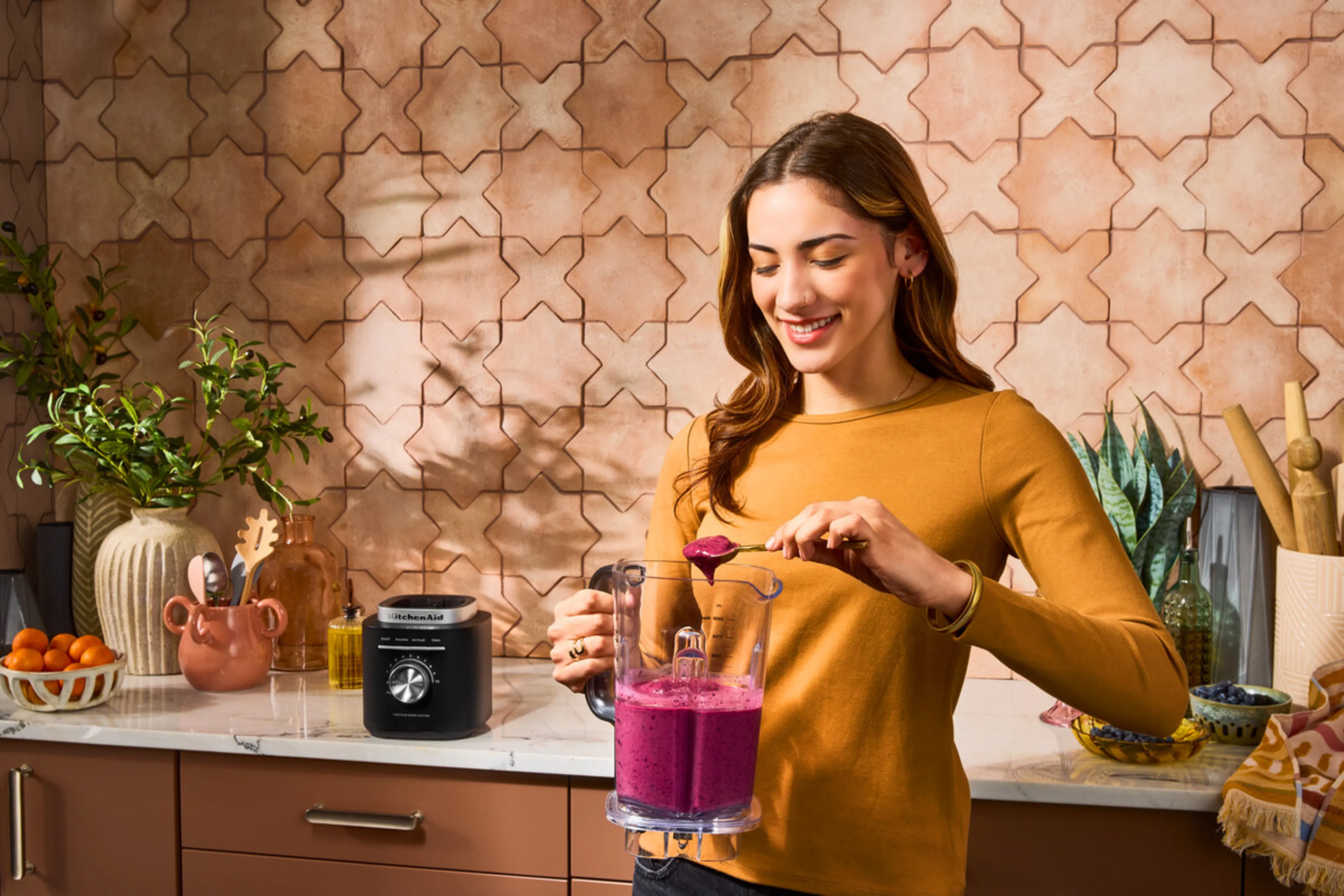 KitchenAid Blender Pure Power 5KSB2073EBM - 2L image