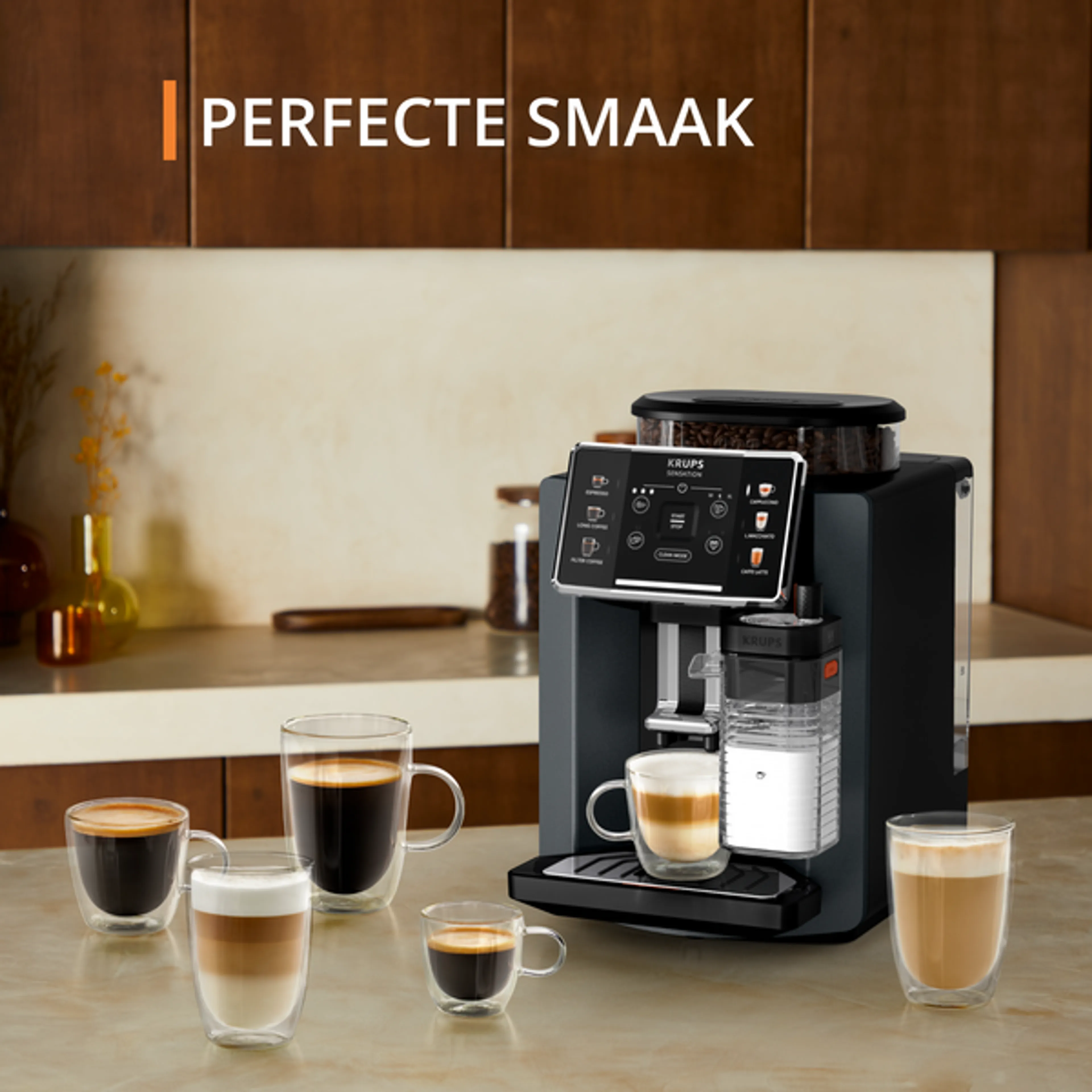 Krups Volautomatische Espressomachine EA912B10 MILK image