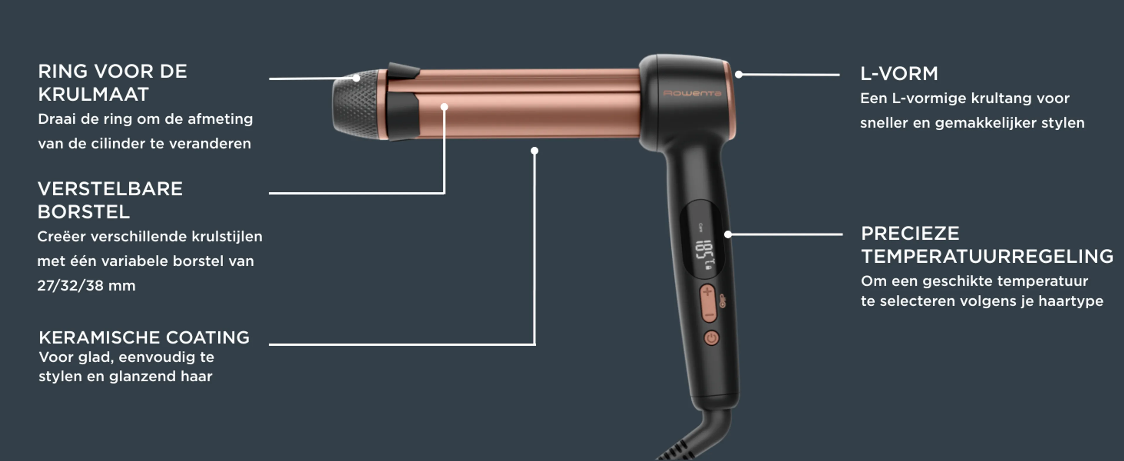 Rowenta Krultang Twist Curl CF4620 image
