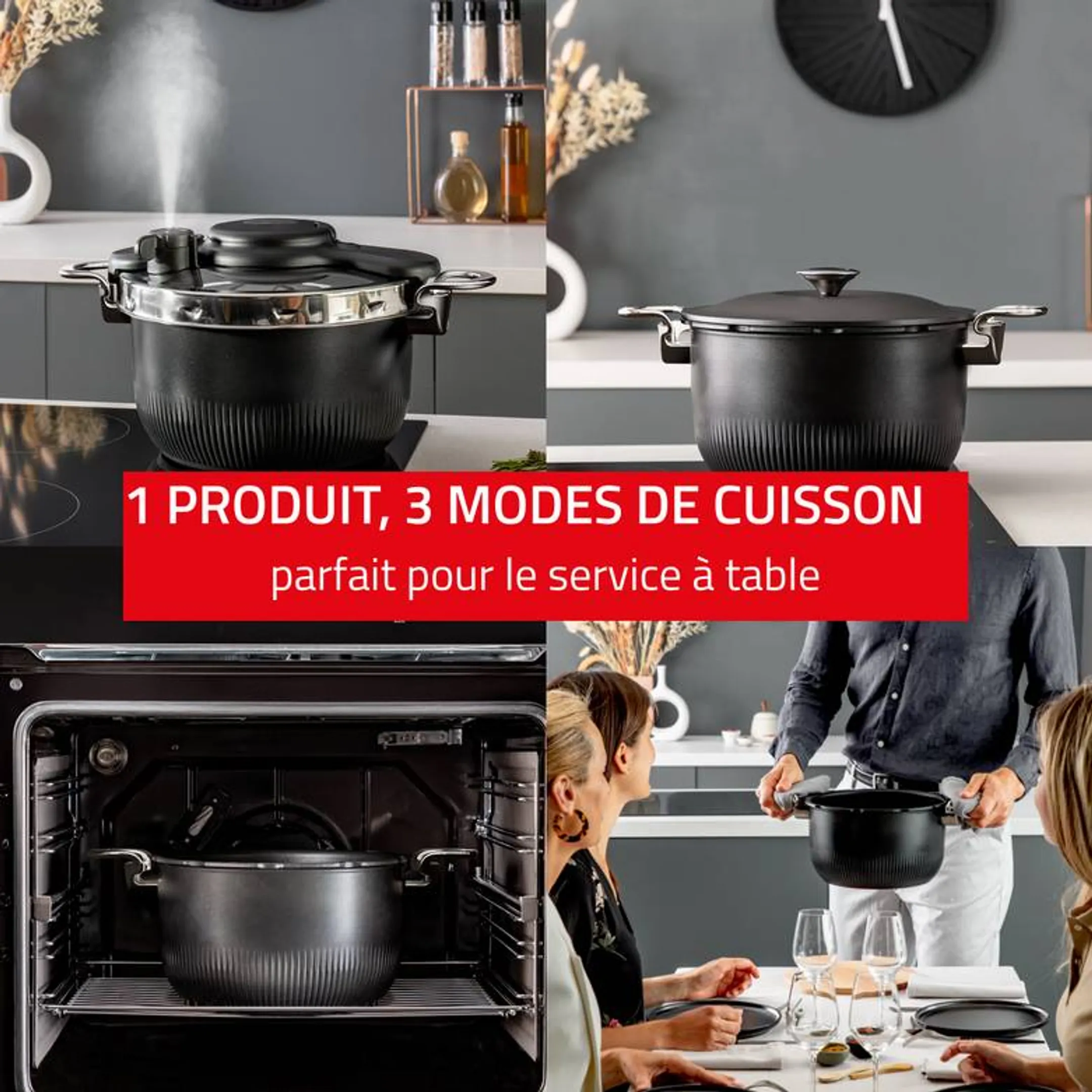 Tefal Snelkookpan Clipso Tempo 3-in-1  image