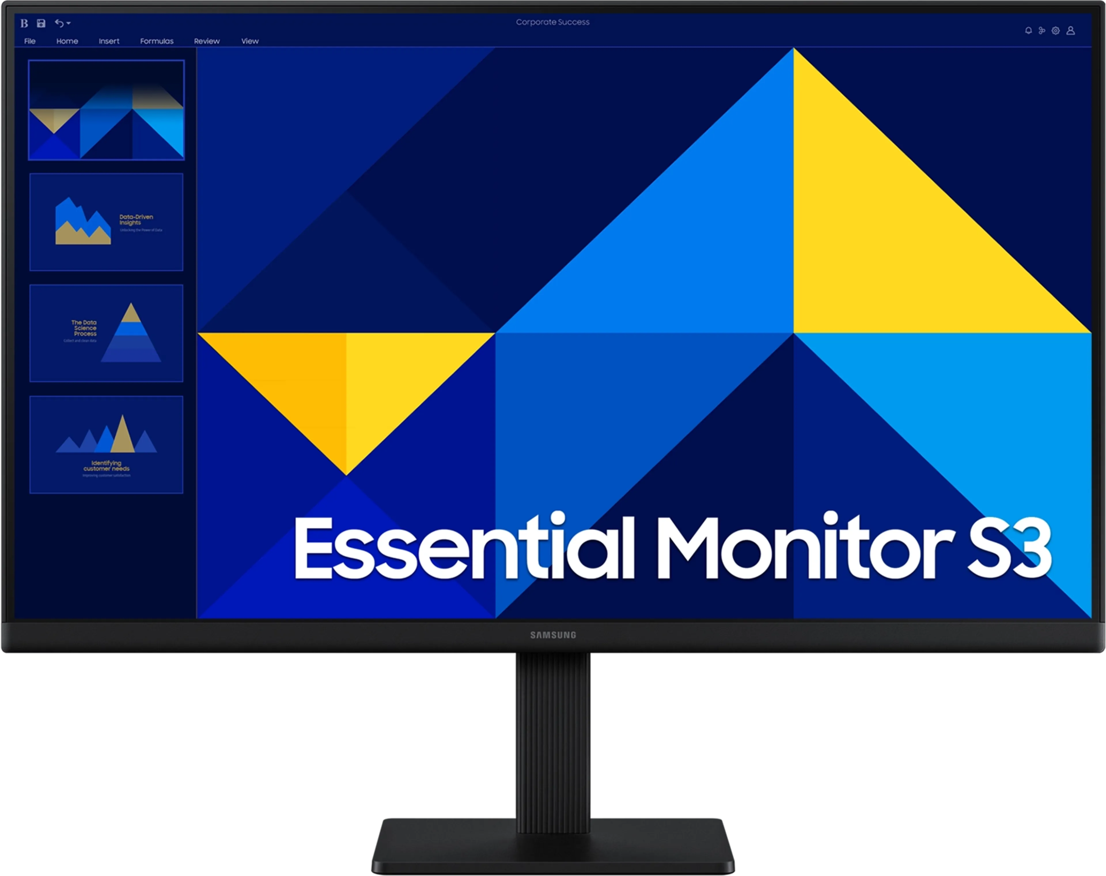 Samsung 24" Essential Monitor S3 S30GD LS24D302GAUXEN image