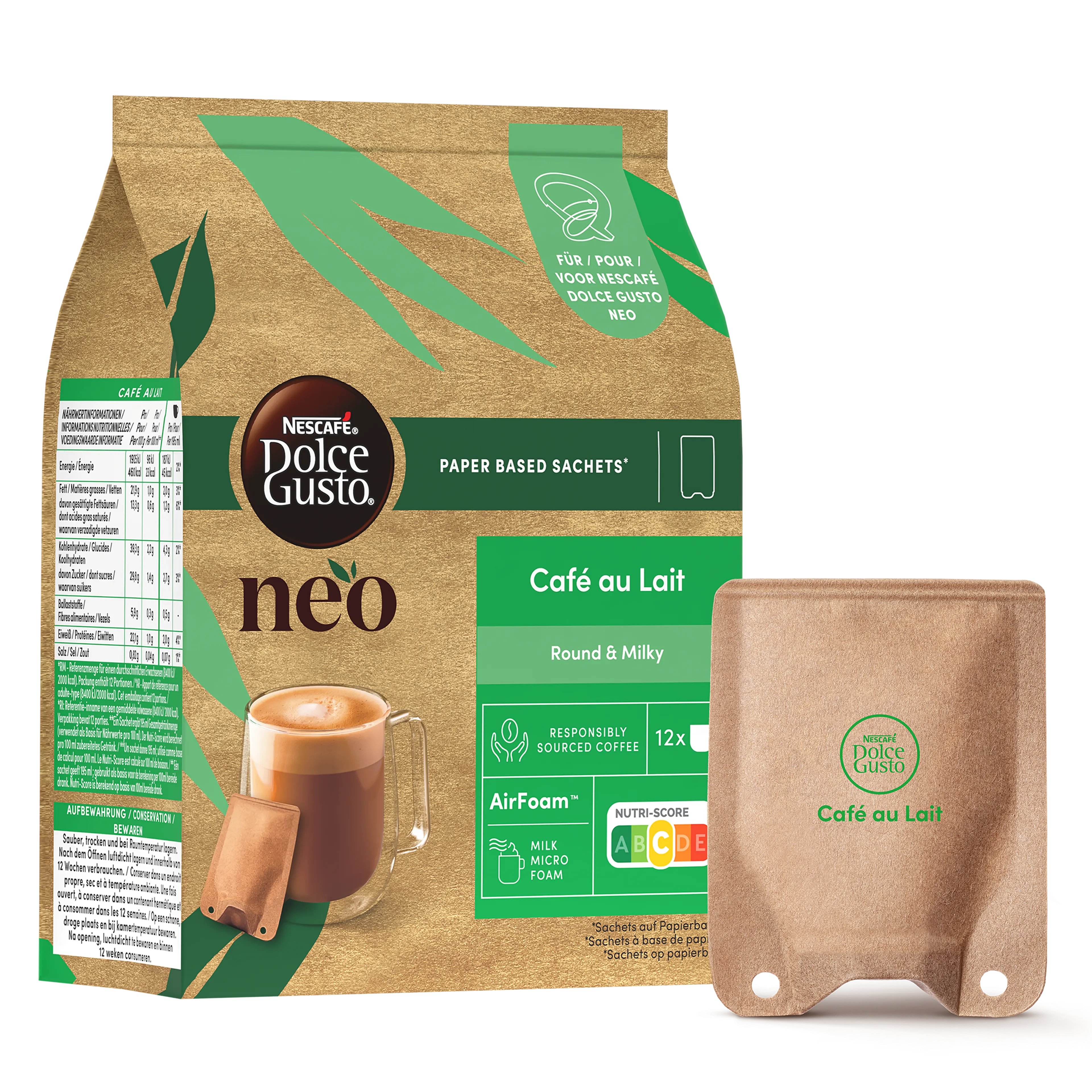 Dolce Gusto NEO - Café au Lait - 12 sachets image