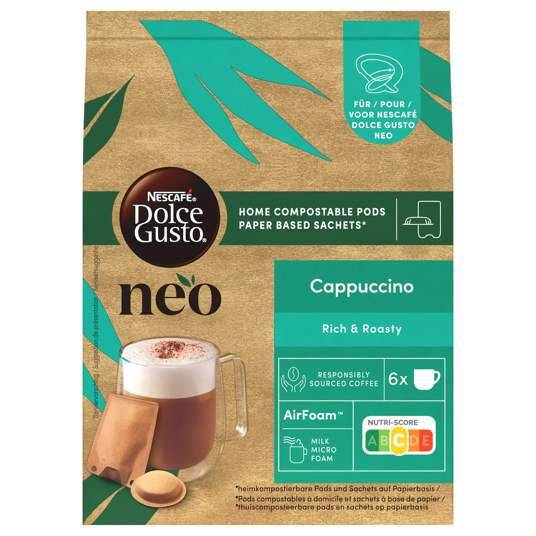 Dolce Gusto NEO - Cappucino - 6 pods & 6 sachets image