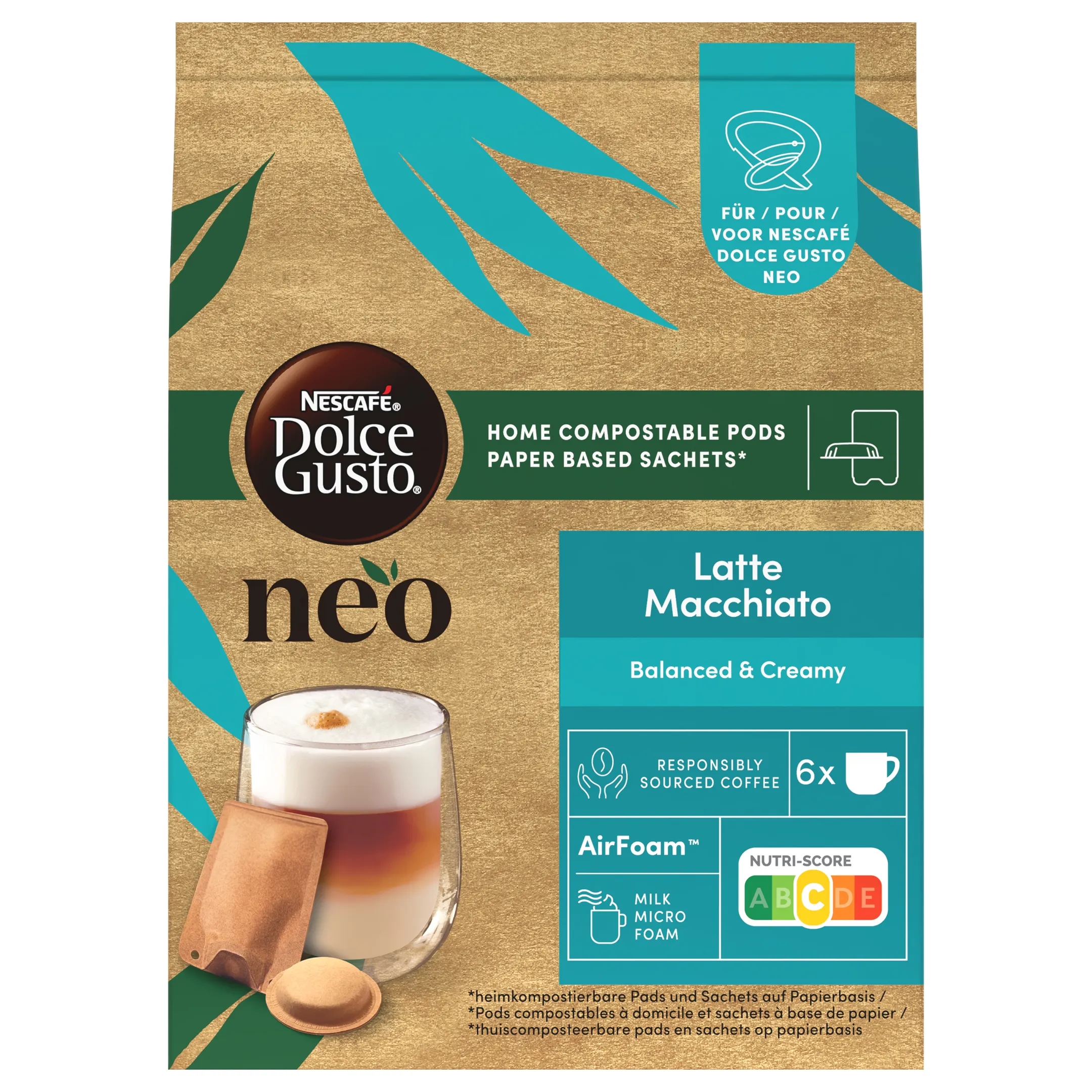 Dolce Gusto NEO - Latte Macchiato - 6 pads & 6 sachets image